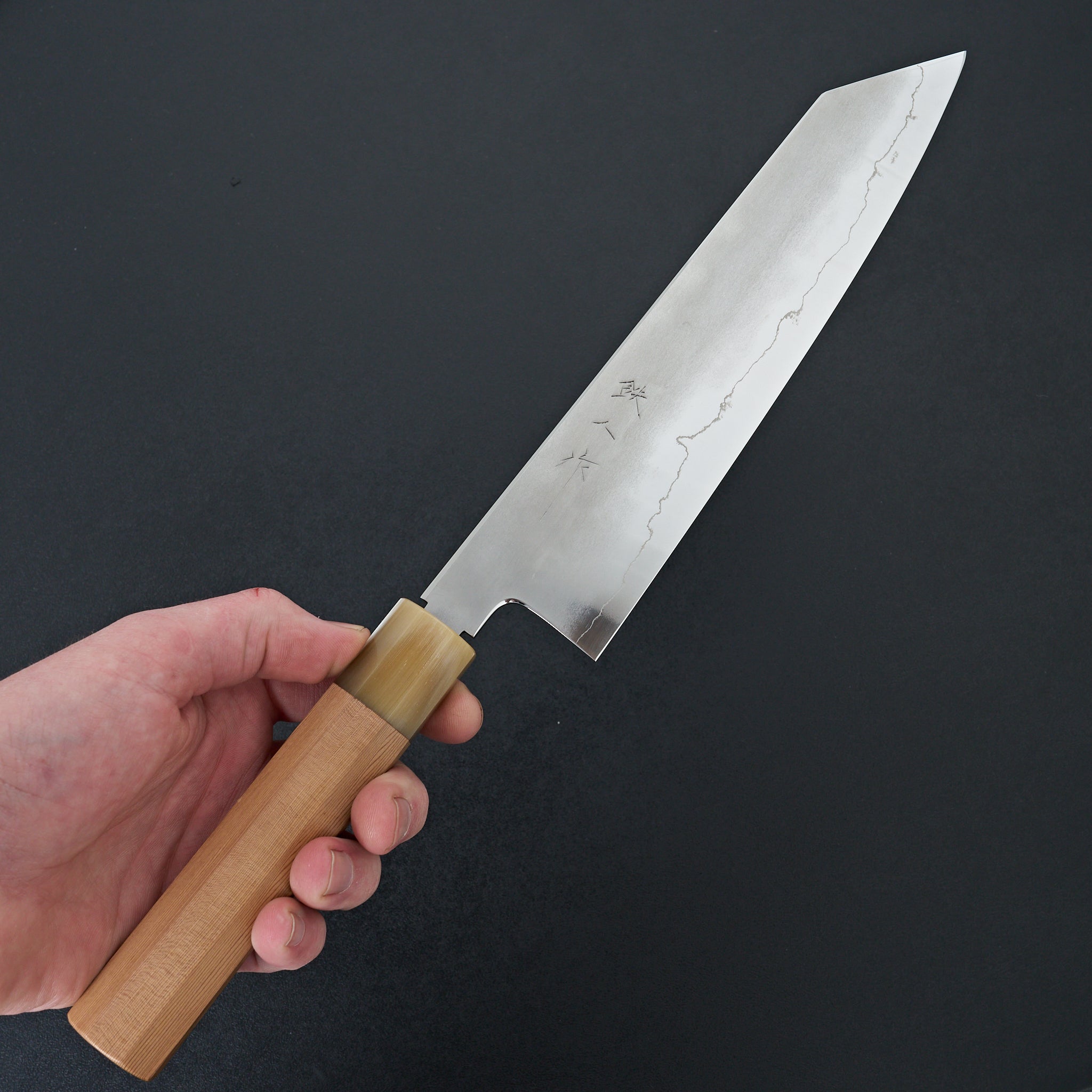 その他 Kazuhisa Taniguti Tetsujin Silver #3 Kasumi Kiritsuke Gyuto 240mm Yakusugi Cedar Handle