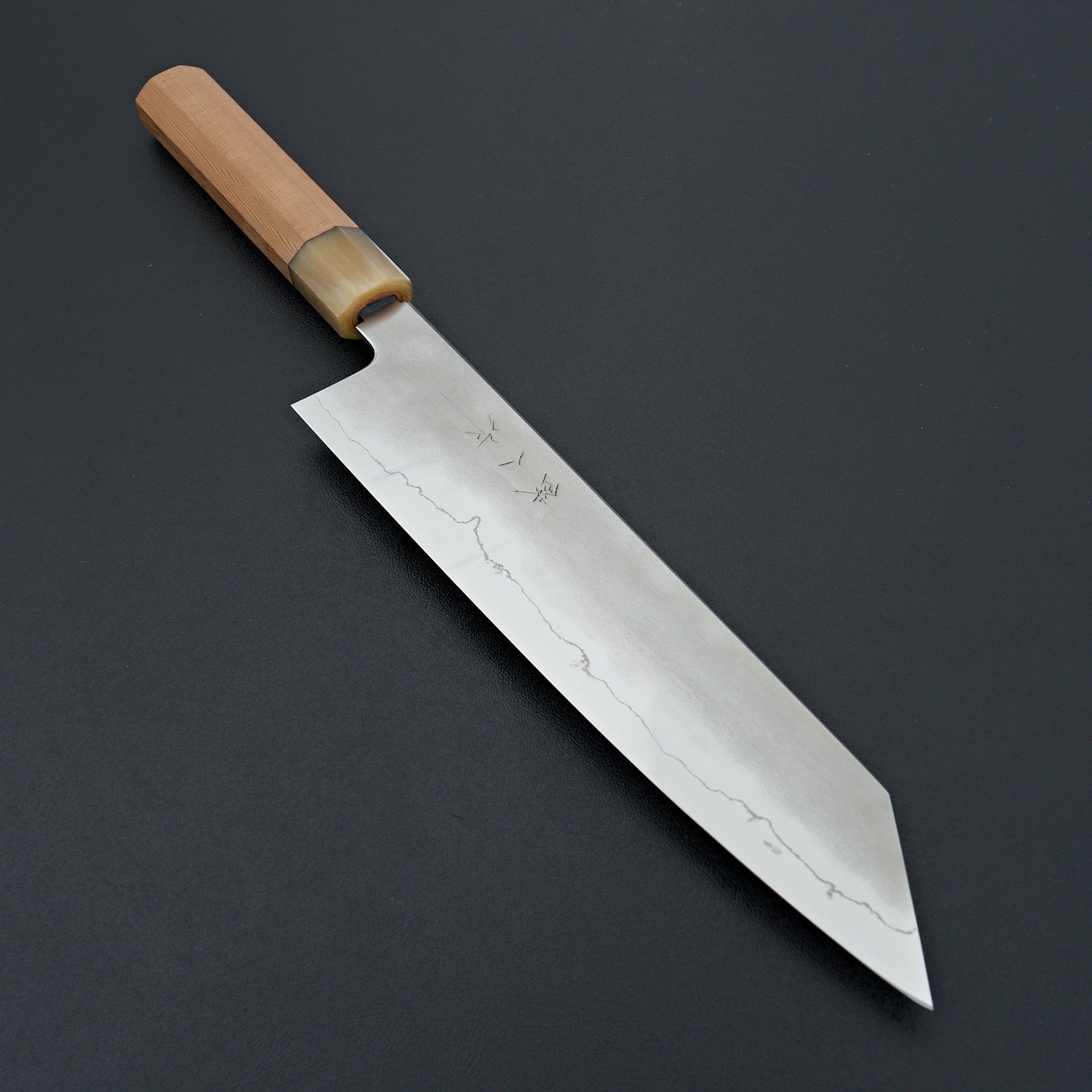 Tetsujin Silver #3 Kasumi Kiritsuke Gyuto 240mm Yakusugi Cedar Handle-Knife-Hitohira-Carbon Knife Co