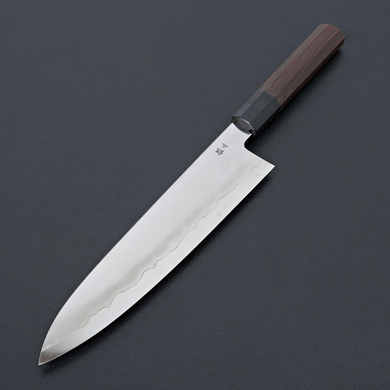 Tetsujin Silver #3 Ukiba Gyuto 240mm Taihei Makassar Ebony Handle-Knife-Hitohira-Carbon Knife Co