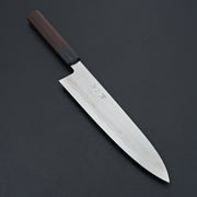 Tetsujin Silver #3 Ukiba Gyuto 240mm Taihei Makassar Ebony Handle-Knife-Hitohira-Carbon Knife Co