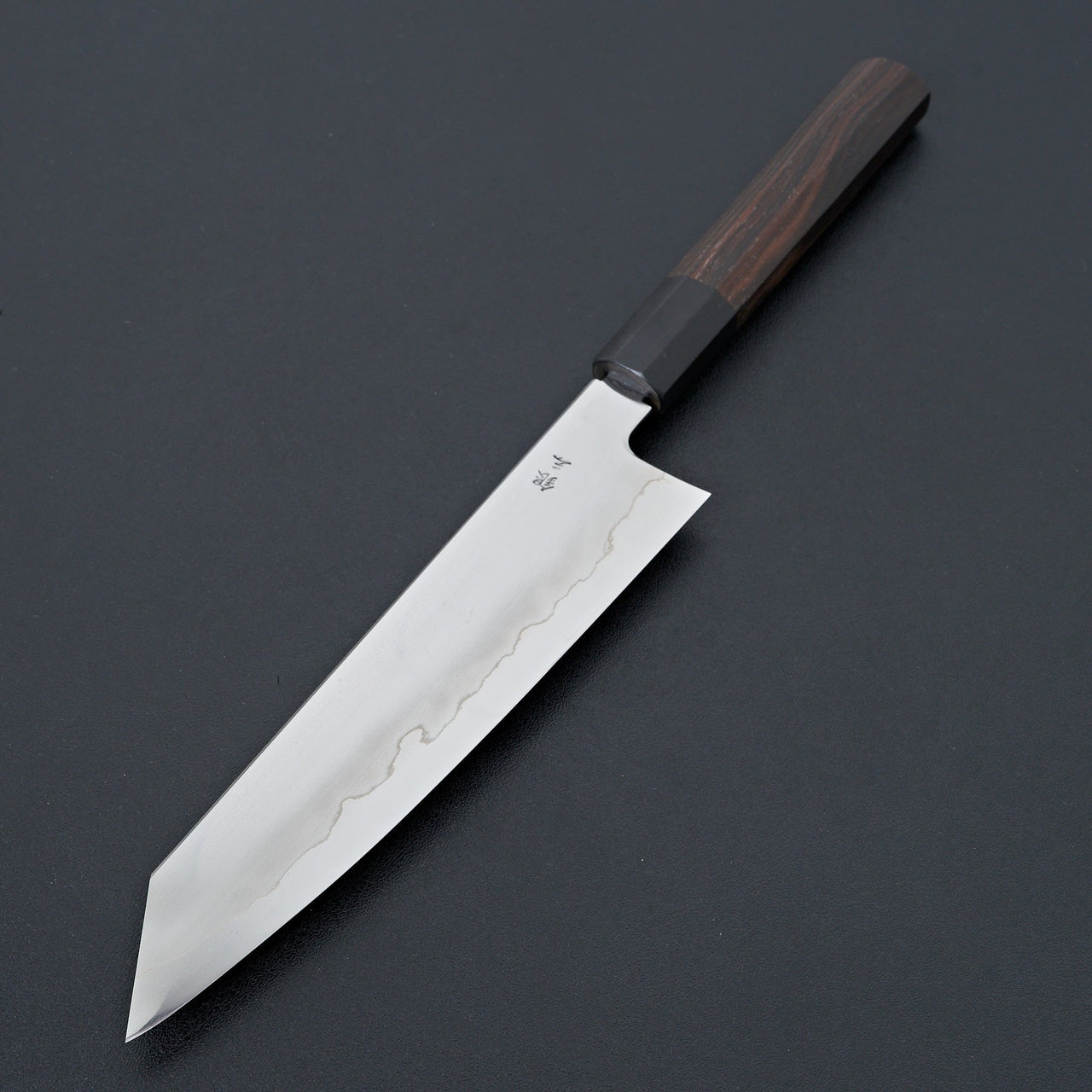 Tetsujin Silver #3 Ukiba Kiritsuke Gyuto 210mm Taihei Makassar Ebony Handle-Knife-Hitohira-Carbon Knife Co