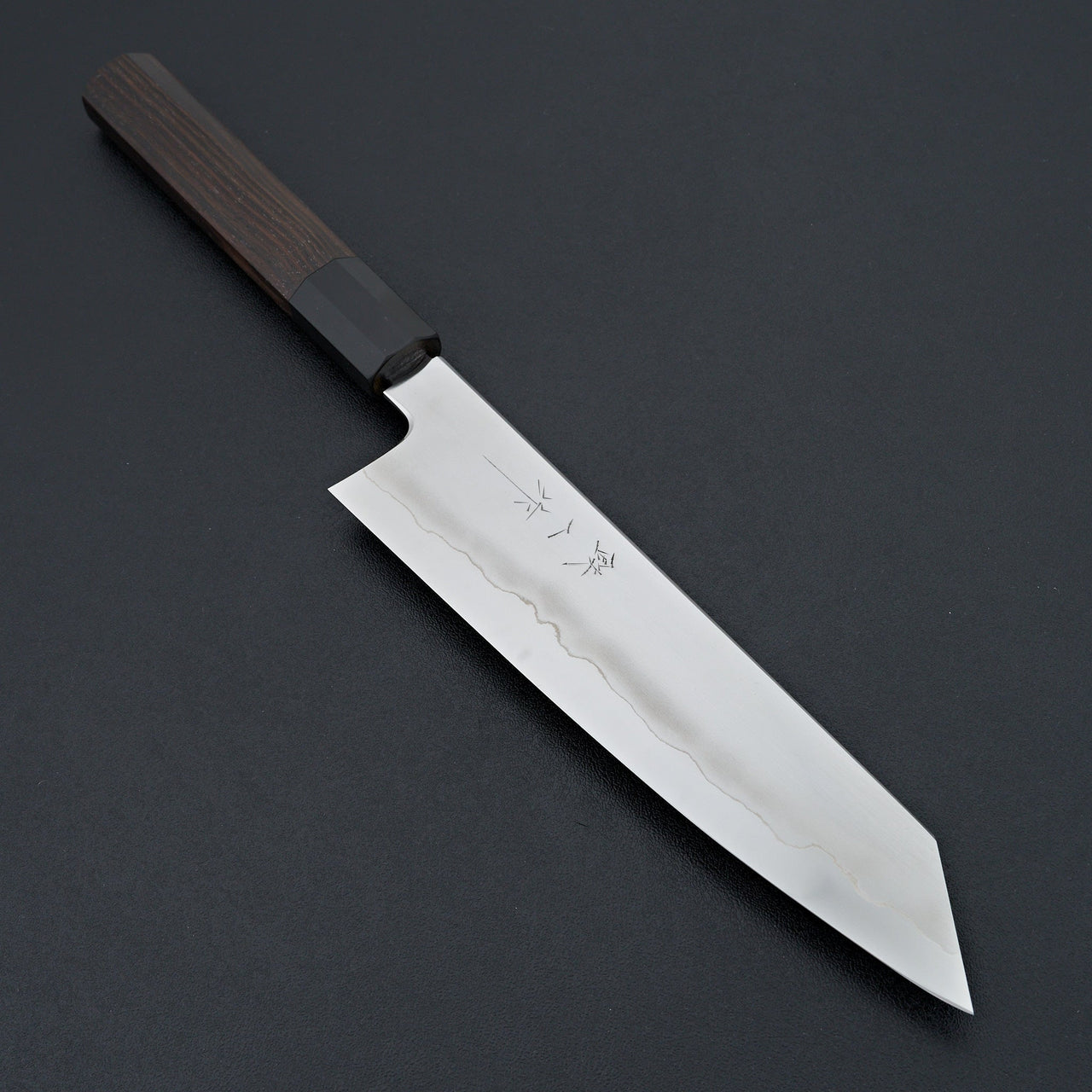 Tetsujin Silver #3 Ukiba Kiritsuke Gyuto 210mm Taihei Makassar Ebony Handle-Knife-Hitohira-Carbon Knife Co