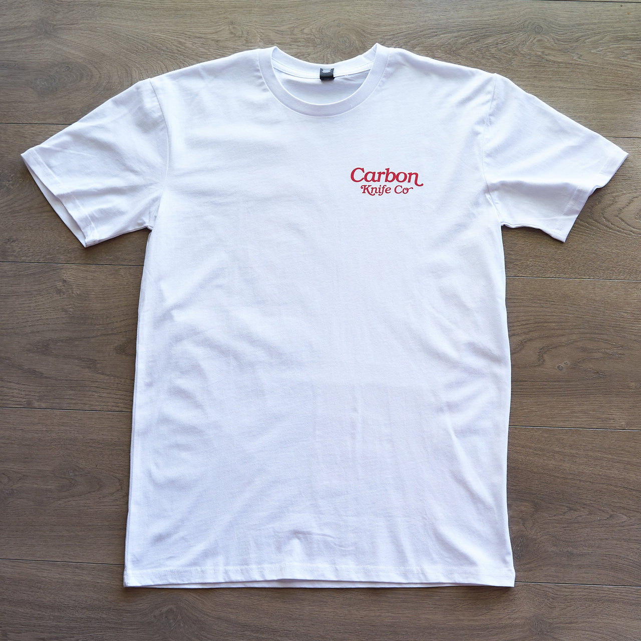 "Thank You For Chopping" T-shirt WHITE-Carbon Knife Co-Medium-Carbon Knife Co
