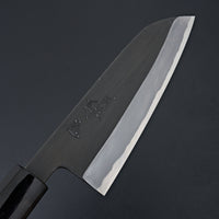 Tsukasa Hinoura Shirogami 2 Kurouchi Kasumi Santoku 165mm