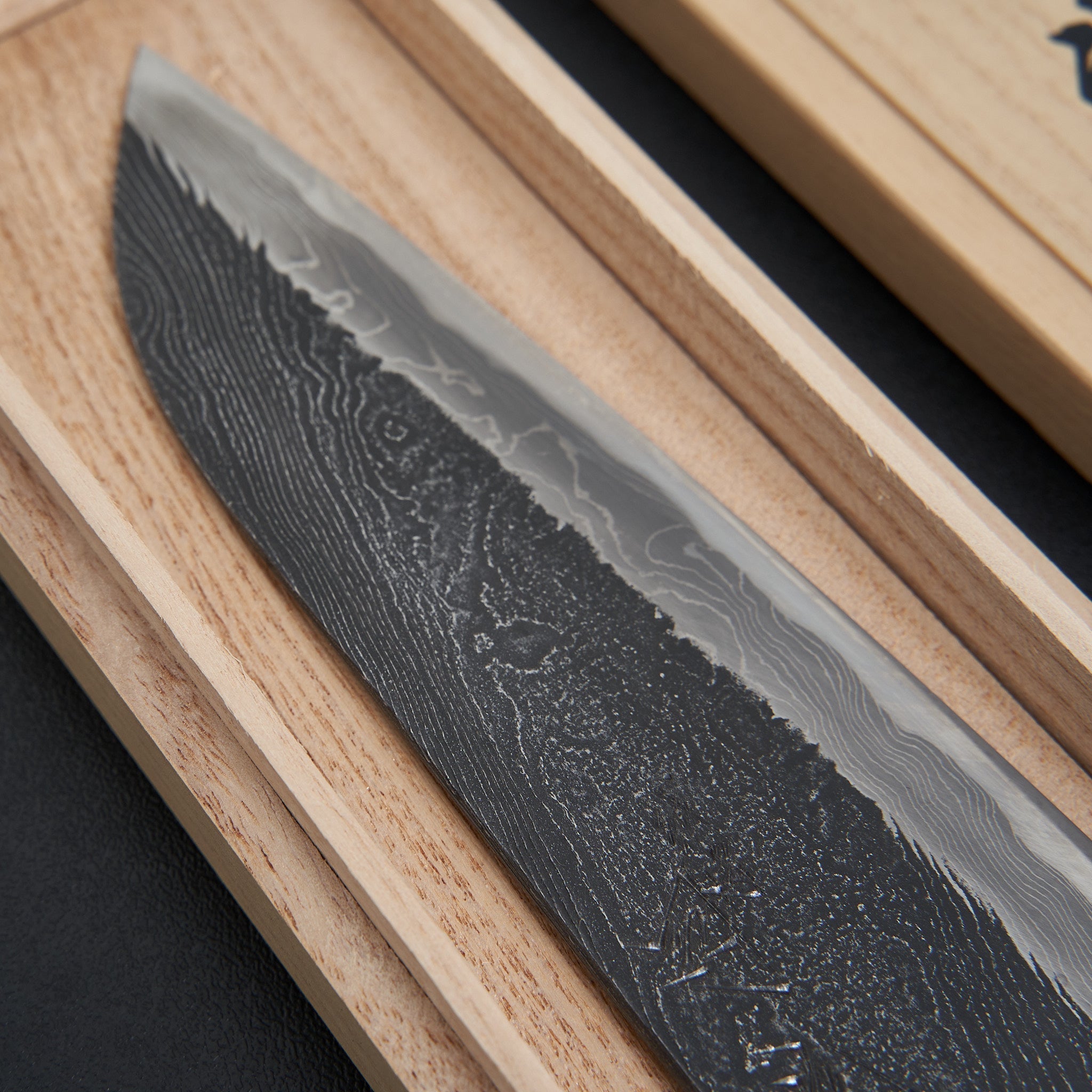 Tsukasa Hinoura Unryu Damascus Santoku 165mm