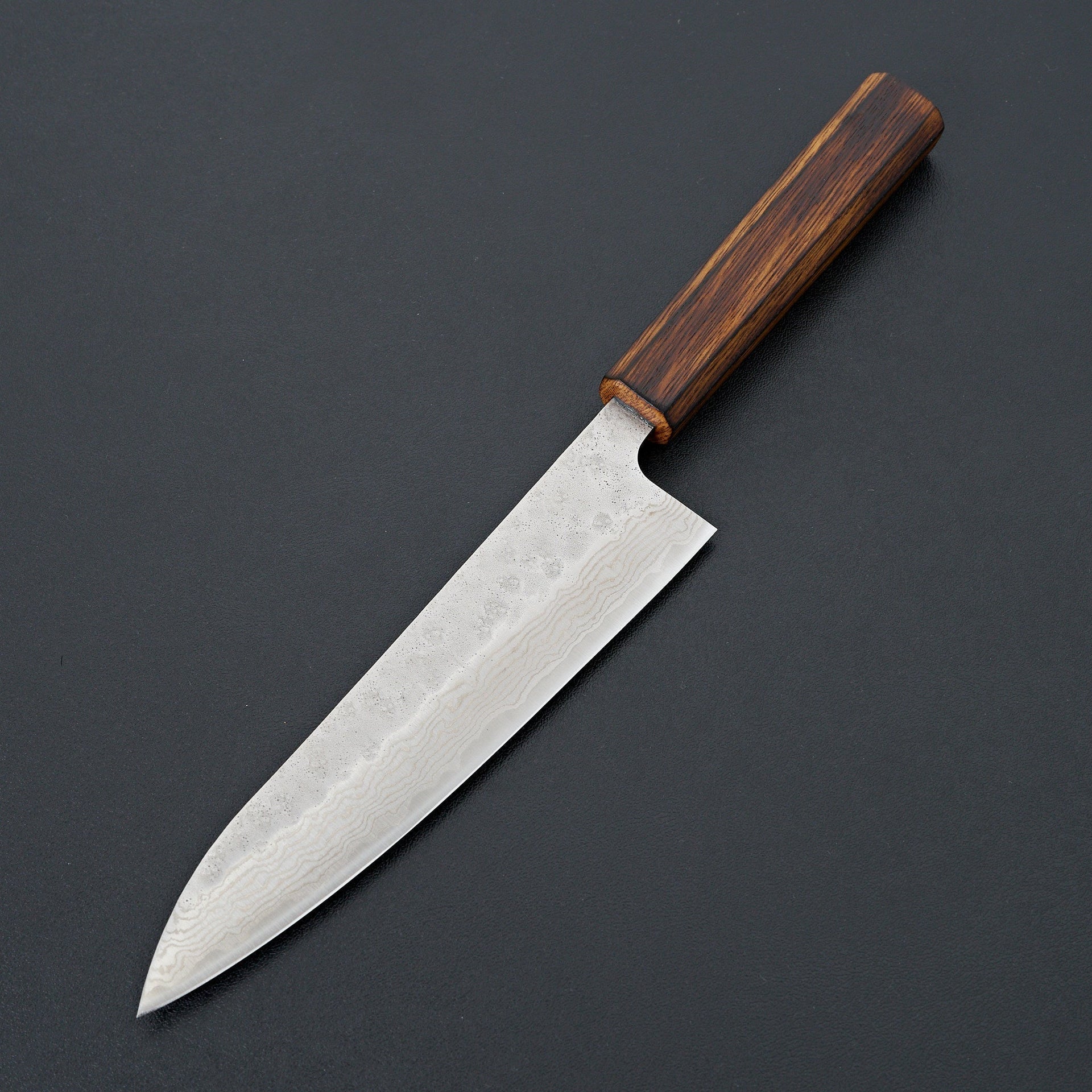 Tsunehisa 440c Damascus Nashiji Gyuto 180mm-Tsunehisa-Carbon Knife Co