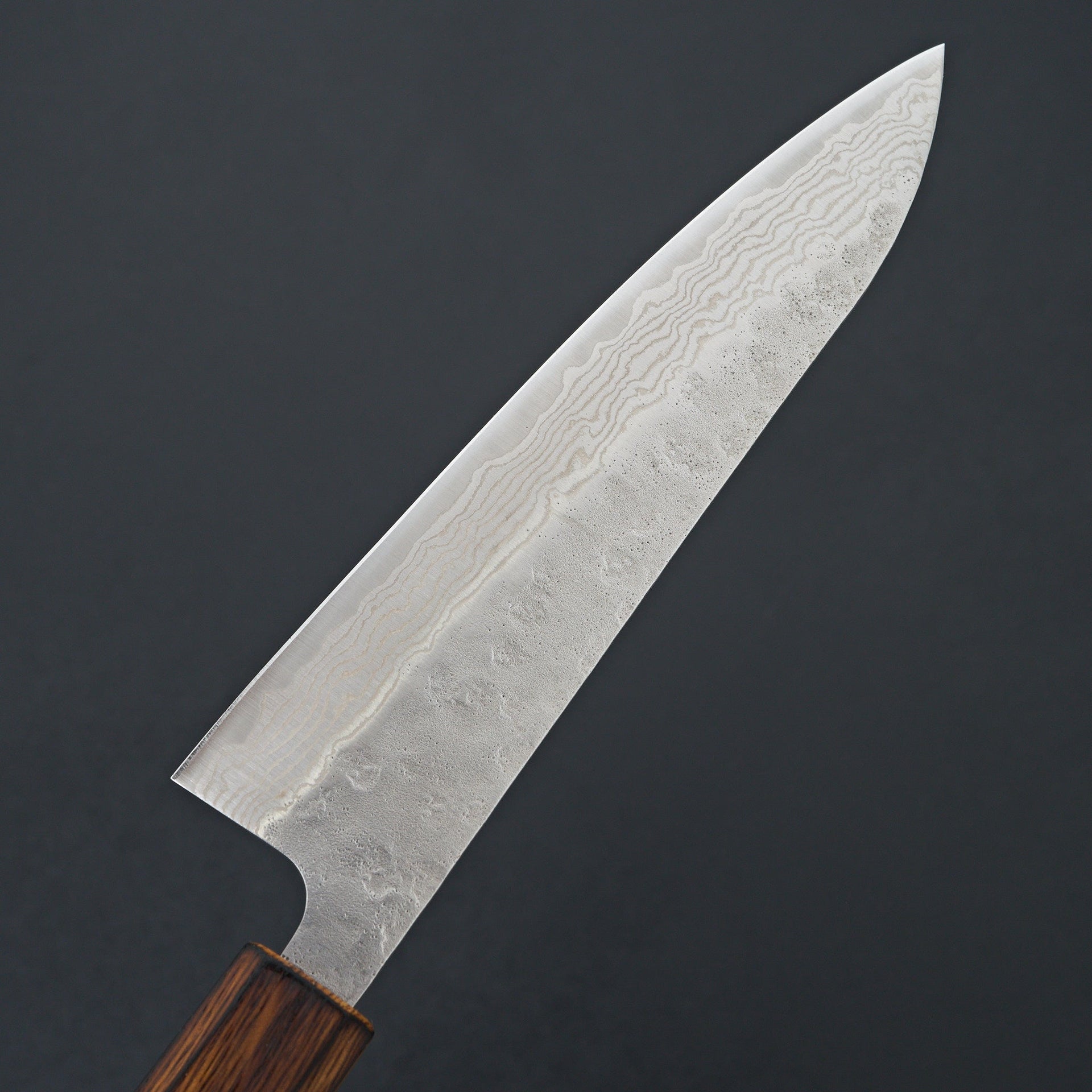 Tsunehisa 440c Damascus Nashiji Gyuto 180mm-Tsunehisa-Carbon Knife Co