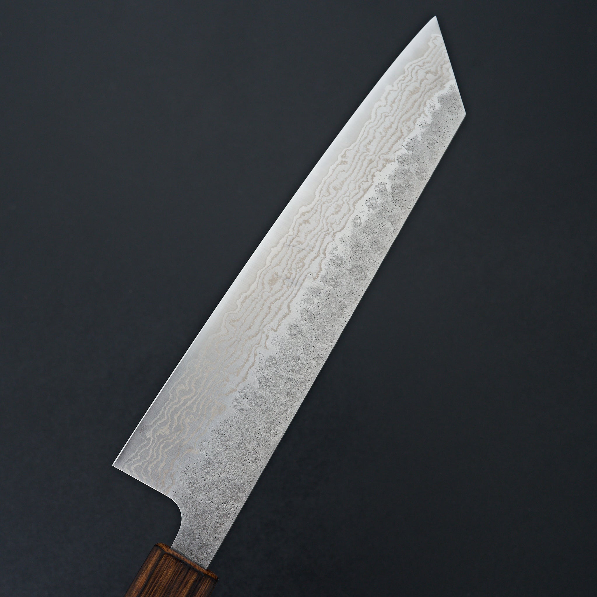 Tsunehisa 440c Damascus Nashiji Kiritsuke 210mm