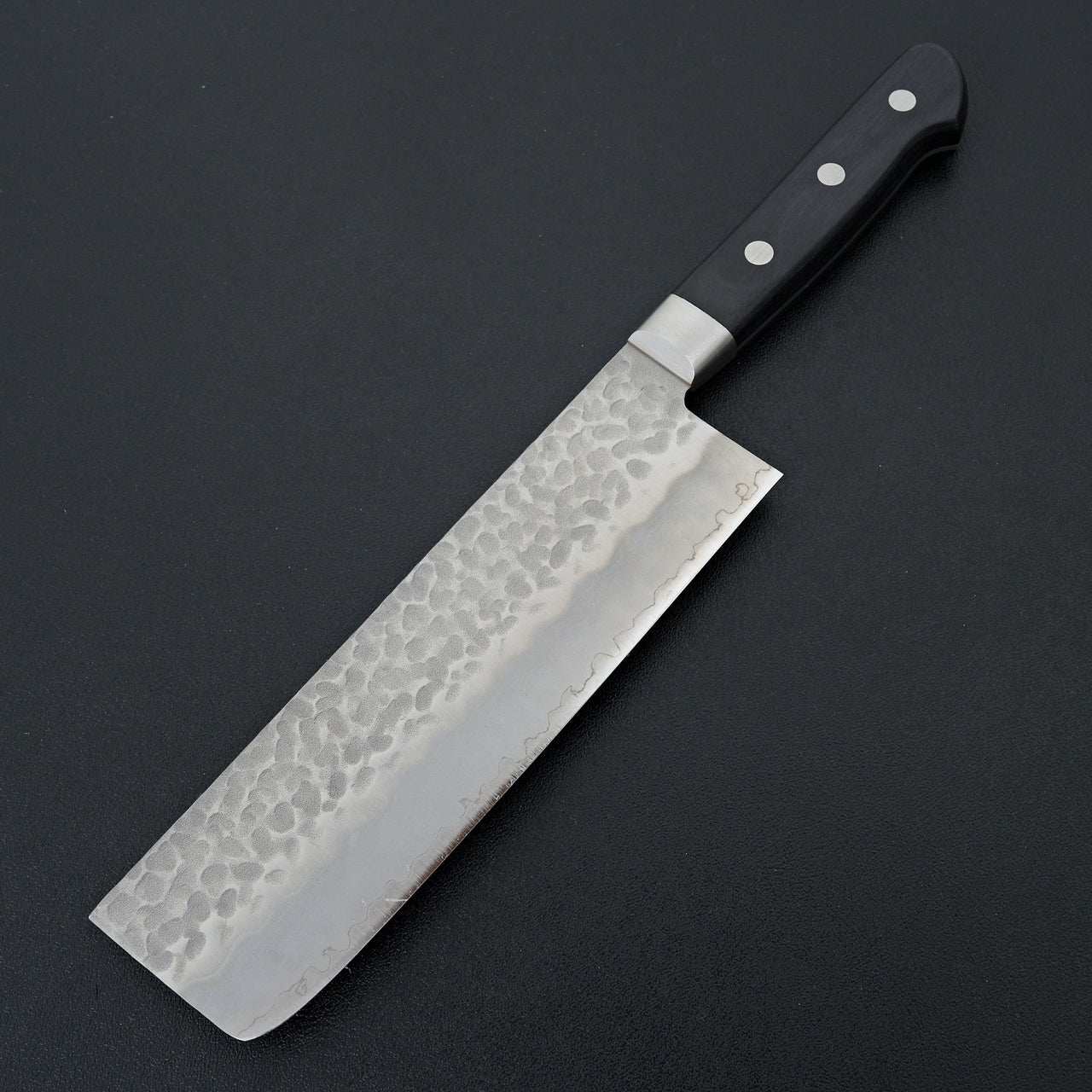 Tsunehisa AUS8 Western Tsuchime Nakiri 165mm-Knife-Tsunehisa-Carbon Knife Co