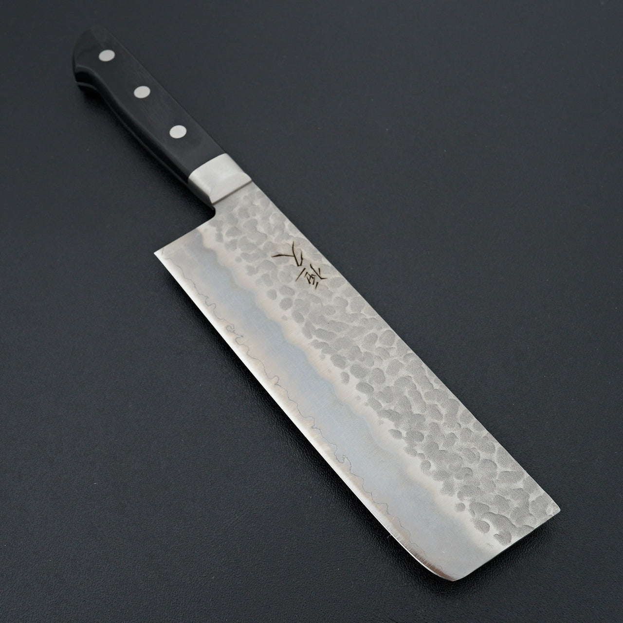 Tsunehisa AUS8 Western Tsuchime Nakiri 165mm-Knife-Tsunehisa-Carbon Knife Co