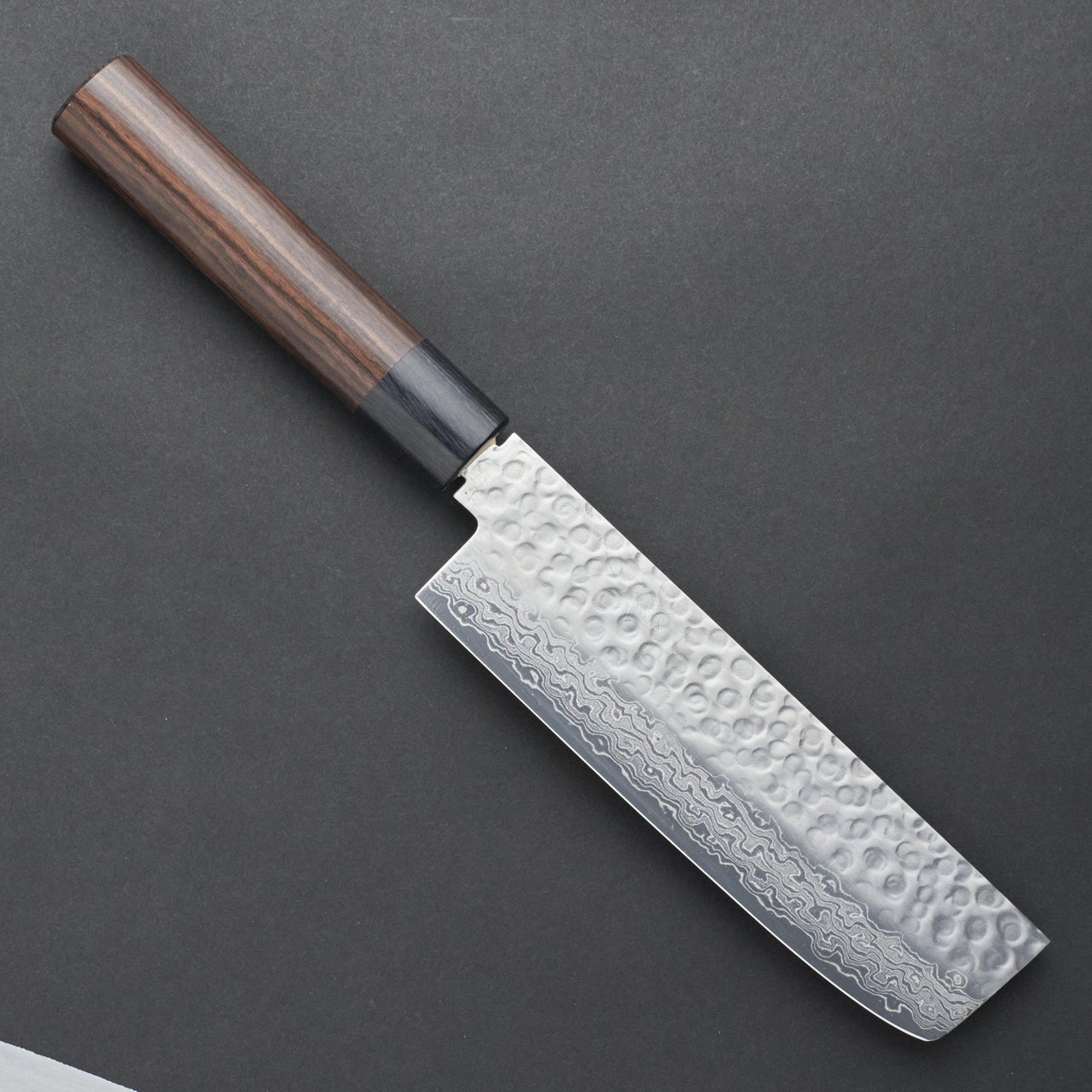 Tsunehisa Damascus VG10 Nakiri 165mm-Knife-Tsunehisa-Carbon Knife Co