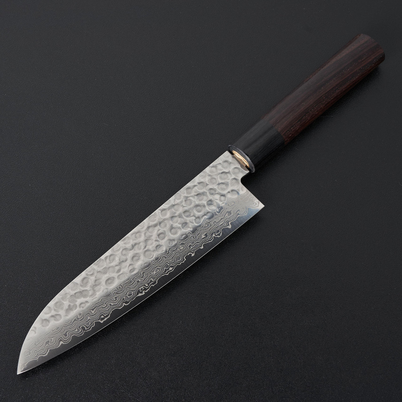 Tsunehisa Damascus VG10 Santoku 180mm-Knife-Tsunehisa-Carbon Knife Co