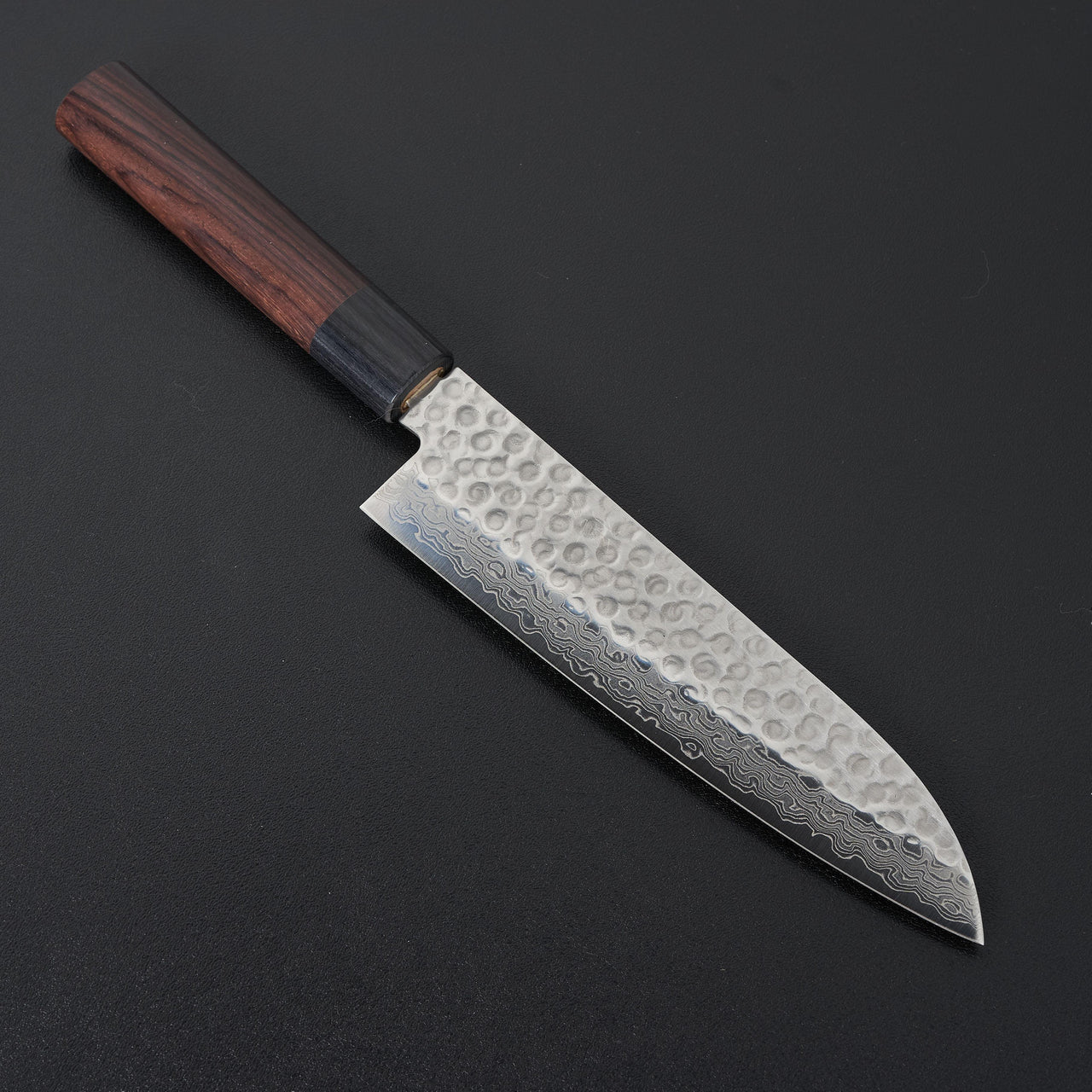 Tsunehisa Damascus VG10 Santoku 180mm-Knife-Tsunehisa-Carbon Knife Co