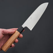 Tsunehisa Ginsan Migaki Santoku 165mm-Knife-Tsunehisa-Carbon Knife Co