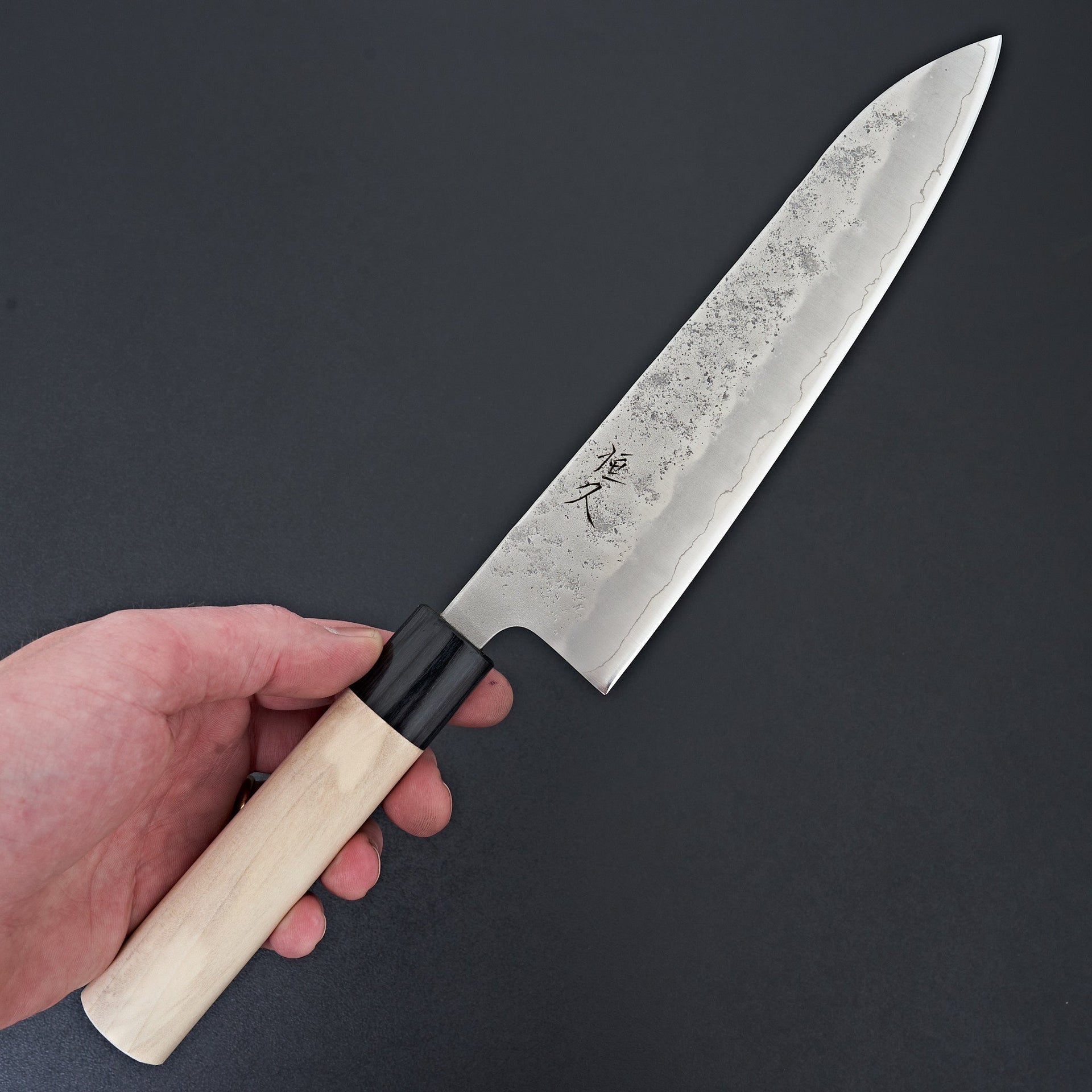 Tsunehisa Ginsan Nashiji Gyuto 210mm-Knife-Tsunehisa-Carbon Knife Co
