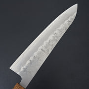 Tsunehisa Ginsan Nashiji Oak Gyuto 210mm-Knife-Tsunehisa-Carbon Knife Co
