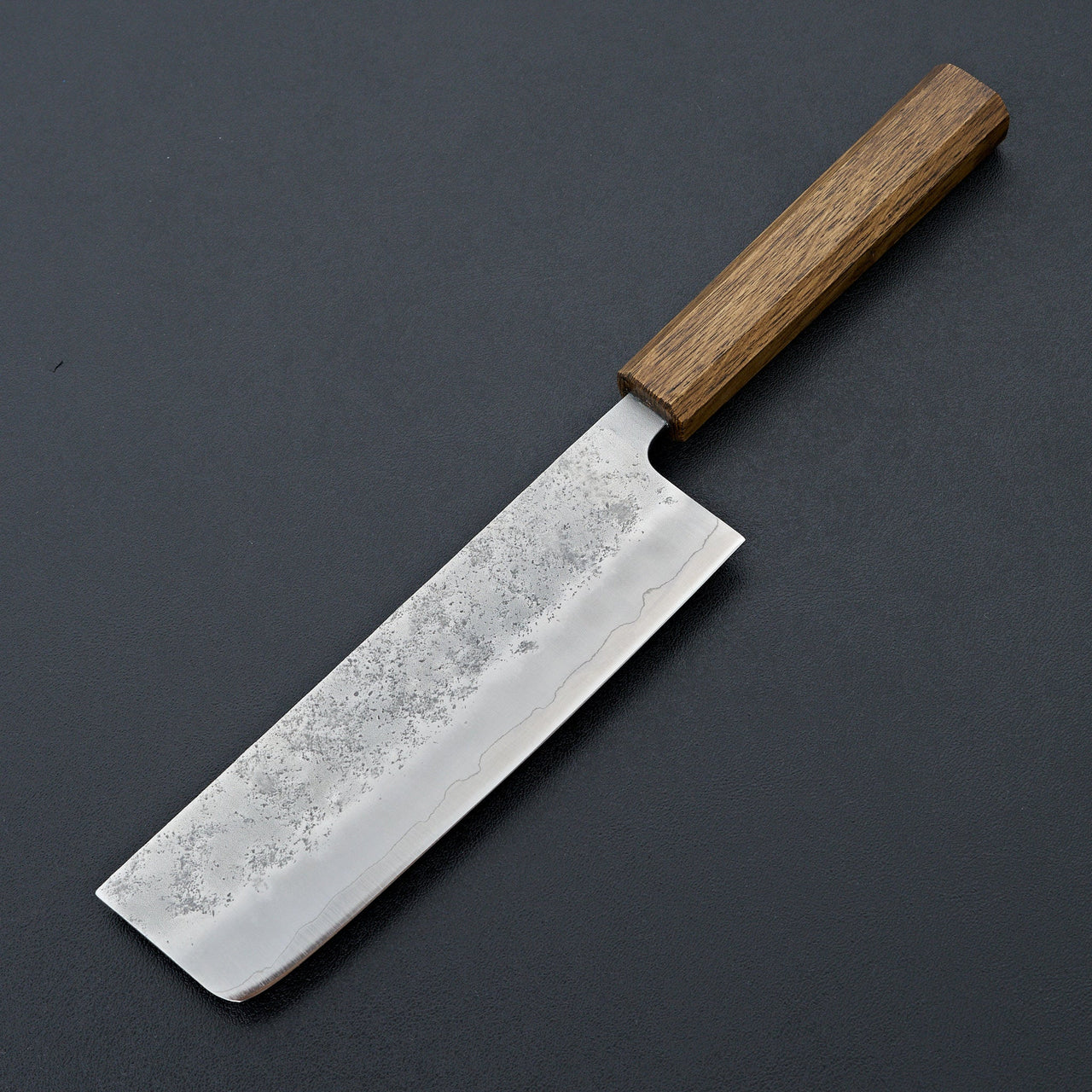 Tsunehisa Ginsan Nashiji Oak Nakiri 165mm-Knife-Tsunehisa-Carbon Knife Co