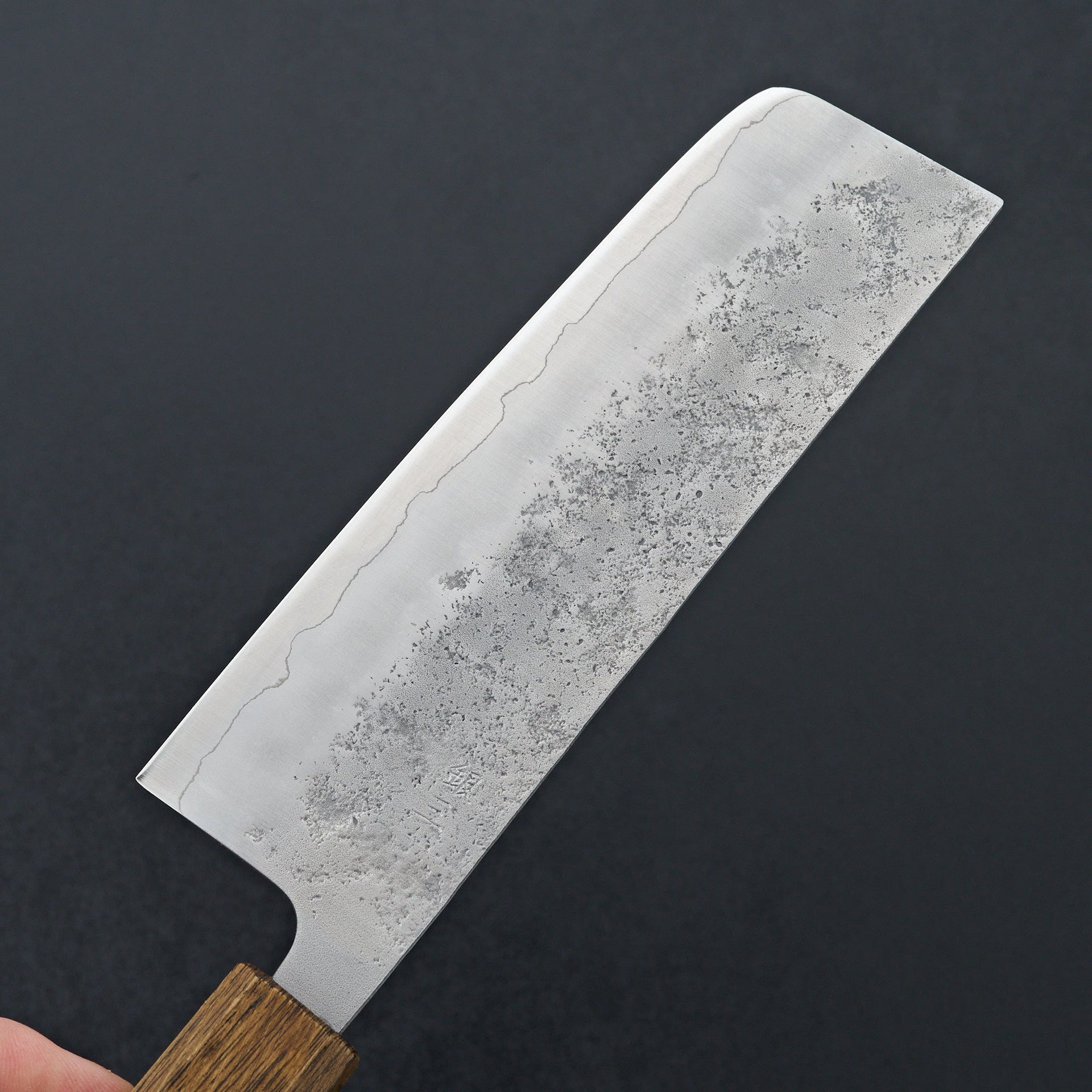 Tsunehisa Ginsan Nashiji Oak Nakiri 165mm-Knife-Tsunehisa-Carbon Knife Co