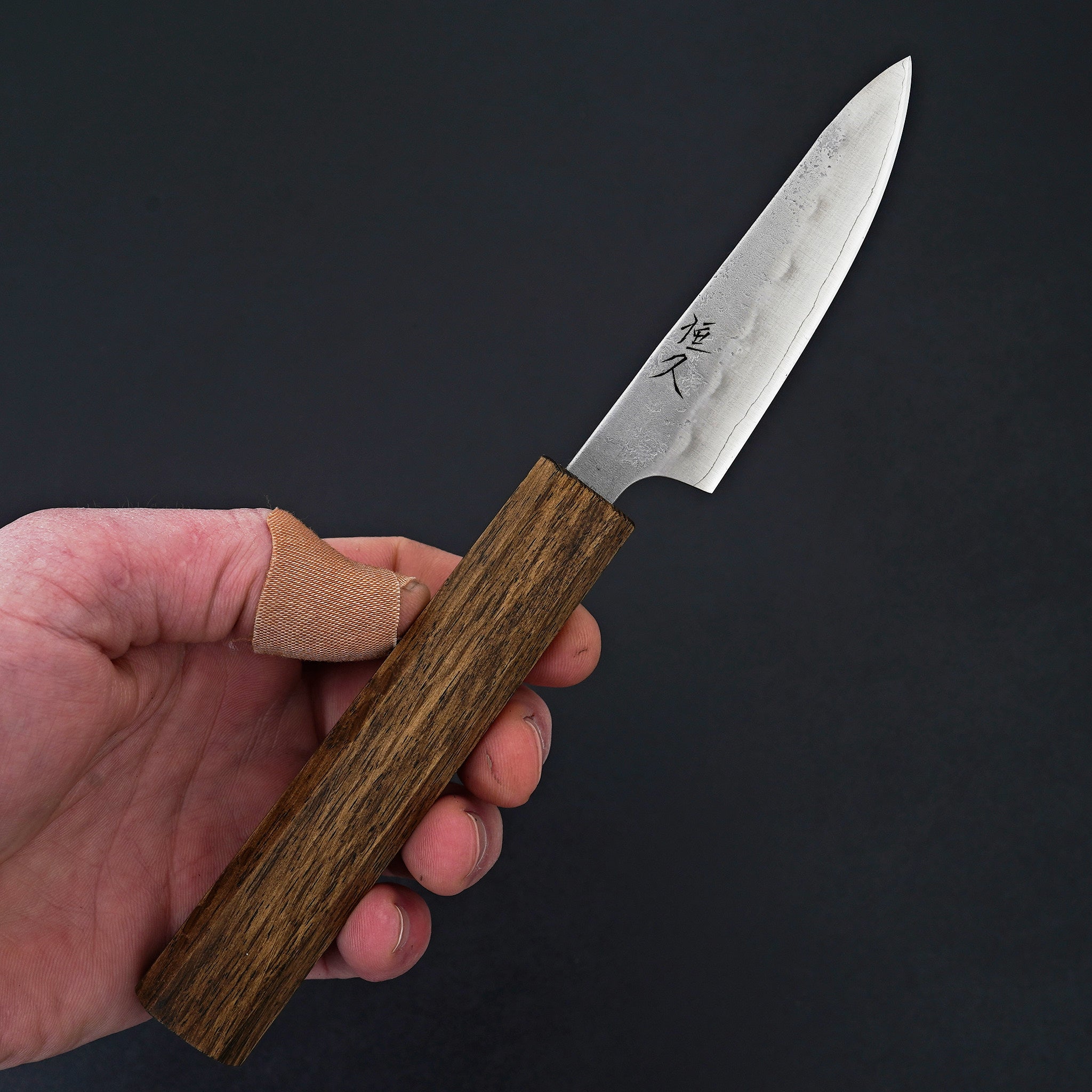Tsunehisa Ginsan Nashiji Oak Petty 80mm
