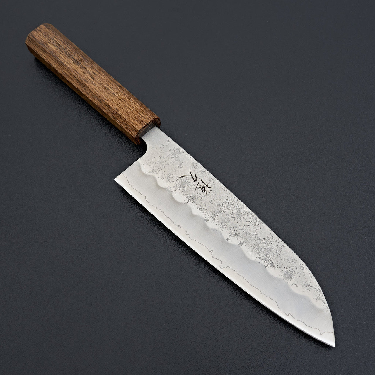 Tsunehisa Ginsan Nashiji Oak Santoku 165mm-Knife-Tsunehisa-Carbon Knife Co