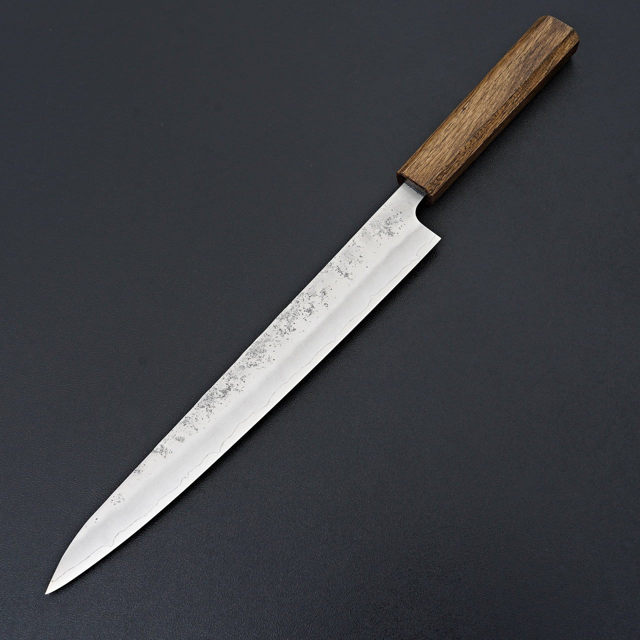 Tsunehisa Ginsan Nashiji Oak Sujihiki 240mm-Knife-Tsunehisa-Carbon Knife Co