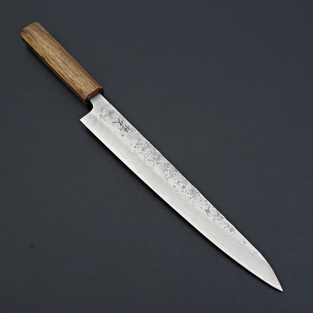 Tsunehisa Ginsan Nashiji Oak Sujihiki 240mm-Knife-Tsunehisa-Carbon Knife Co