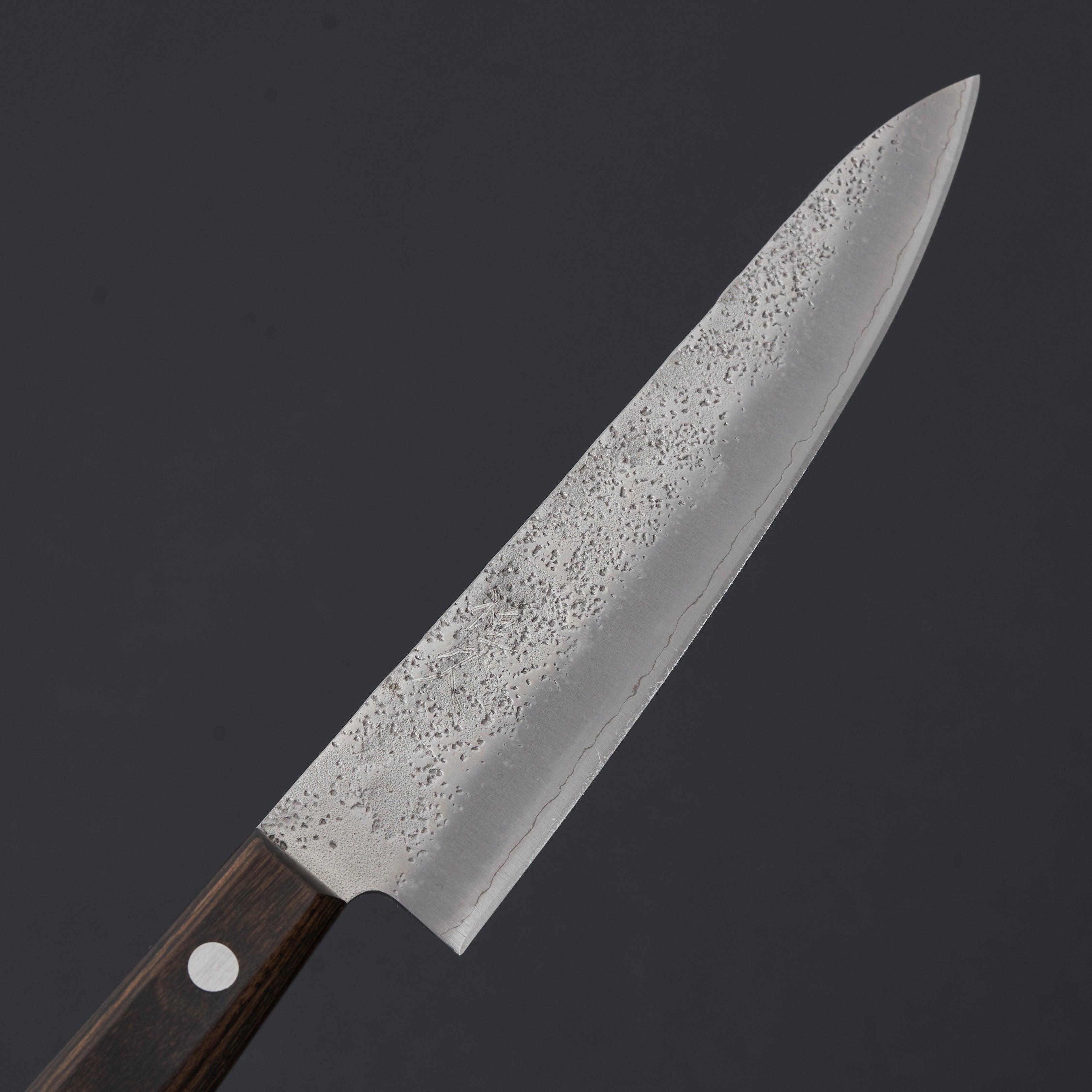 鎮座NESS SKYFISH HINOKUNI E.P. Tsunehisa Ginsan Western Nashiji Petty 135mm (Bolsterless)