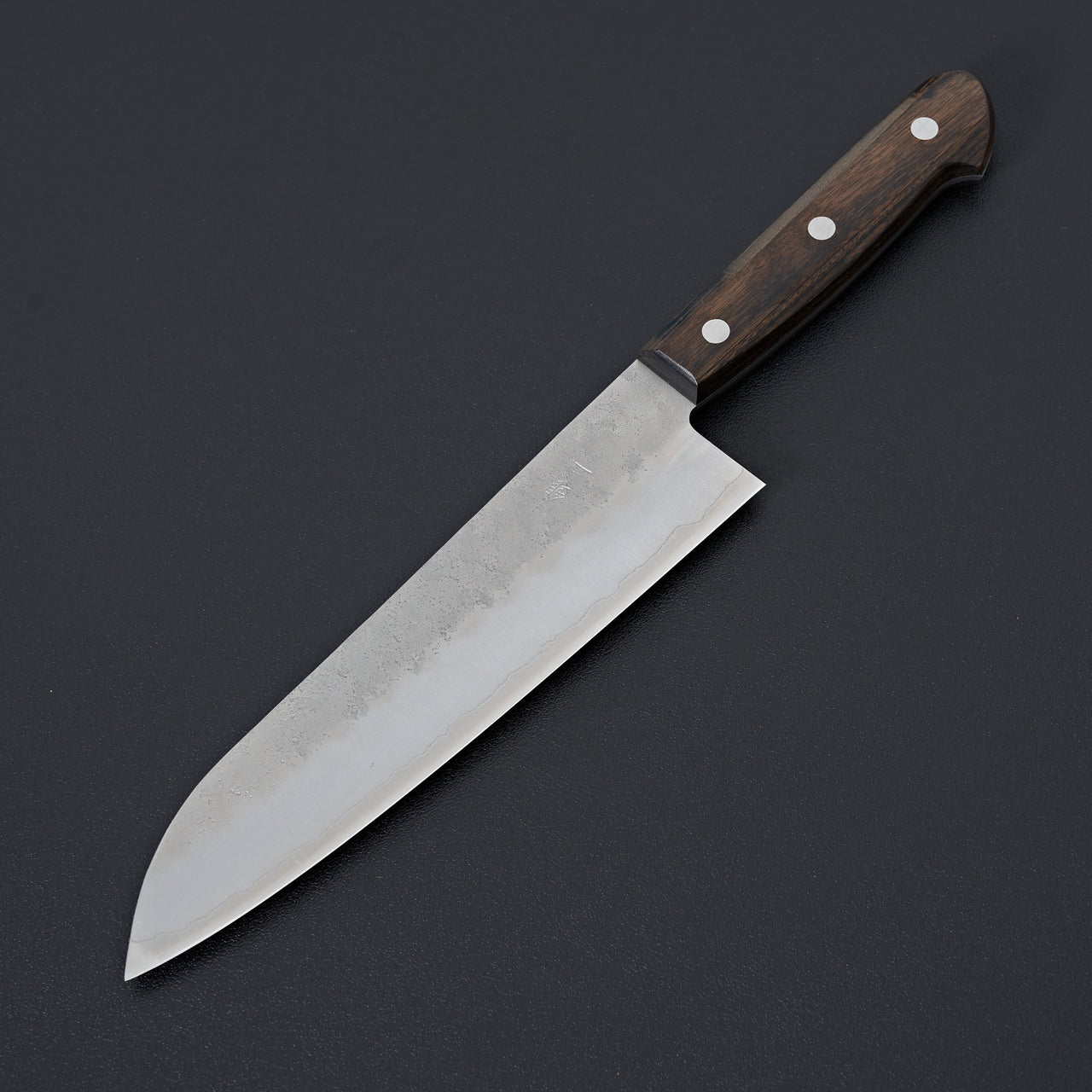 Tsunehisa Ginsan Western Nashiji Santoku 180mm (Bolsterless)-Knife-Tsunehisa-Carbon Knife Co