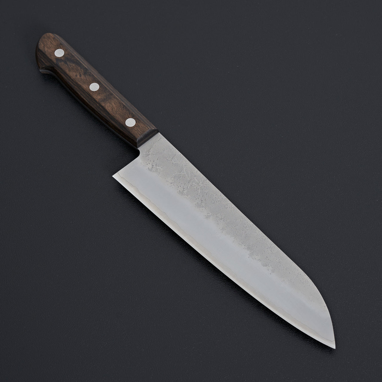 Tsunehisa Ginsan Western Nashiji Santoku 180mm (Bolsterless)-Knife-Tsunehisa-Carbon Knife Co