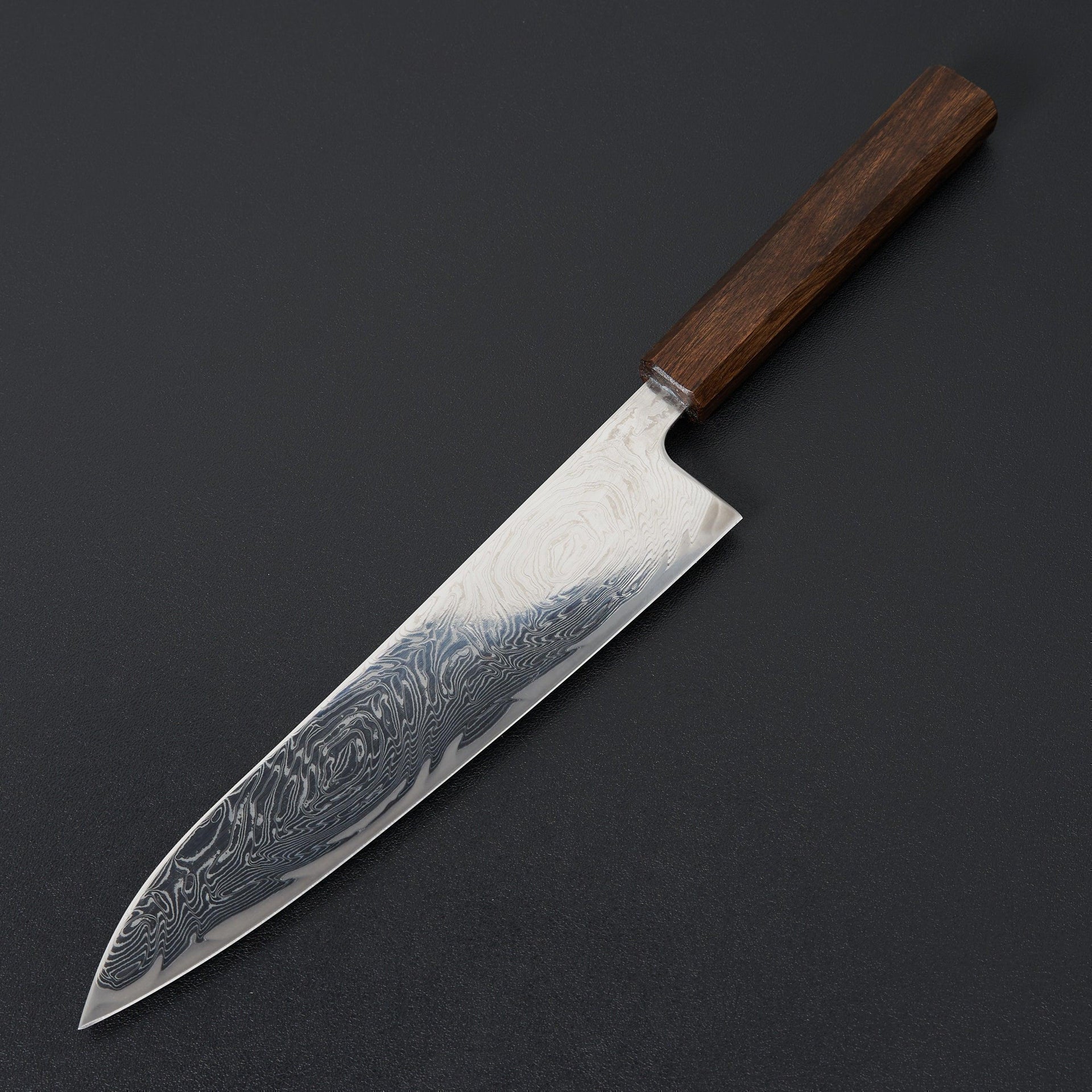 Tsunehisa Nami Damascus Gyuto 210mm-Knife-Tsunehisa-Carbon Knife Co