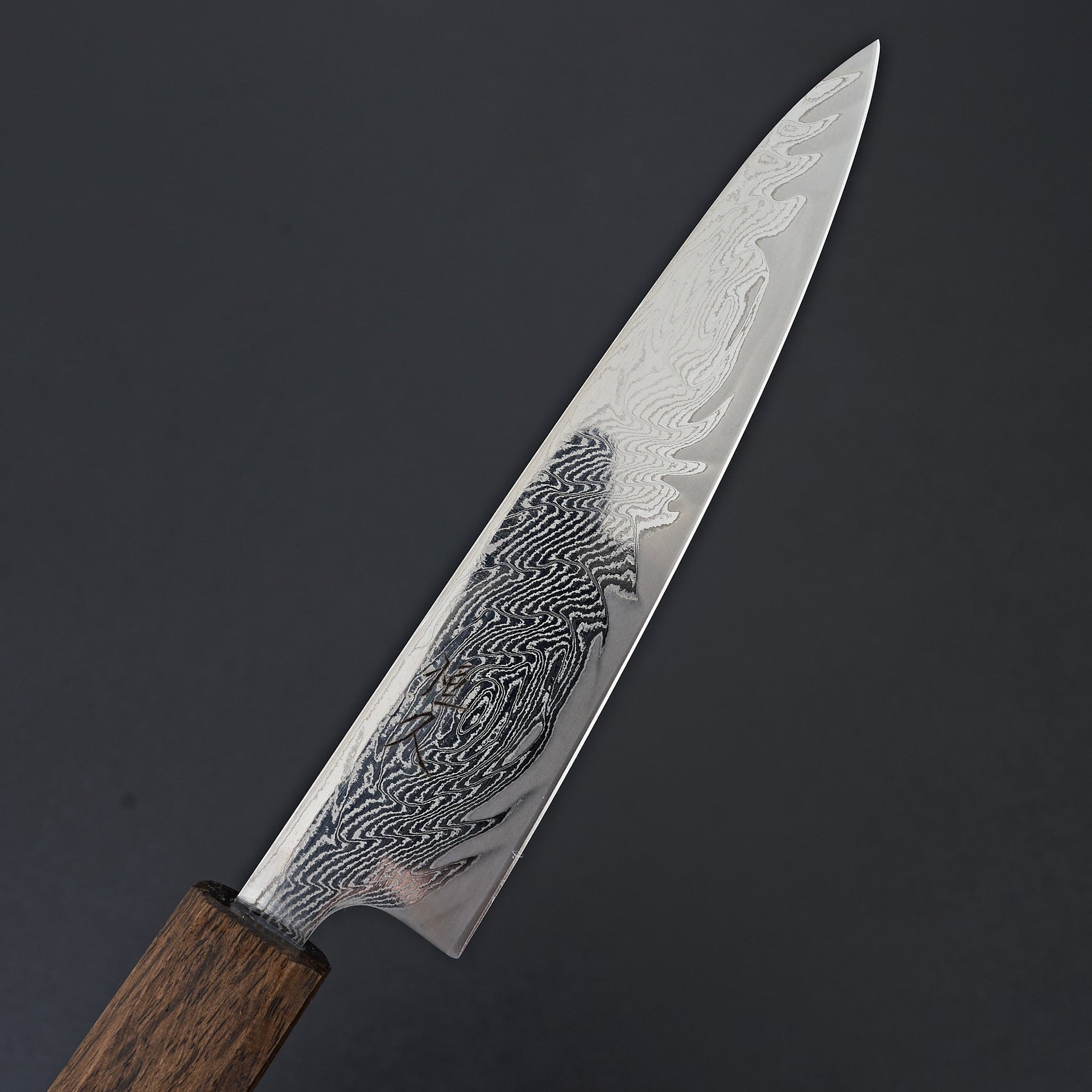 Tsunehisa Nami Damascus Petty 135mm-Knife-Tsunehisa-Carbon Knife Co