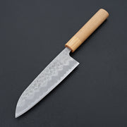 Tsunehisa White #2 Tsuchime Santoku 165mm-Knife-Tsunehisa-Carbon Knife Co