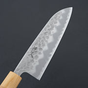 Tsunehisa White #2 Tsuchime Santoku 165mm-Knife-Tsunehisa-Carbon Knife Co