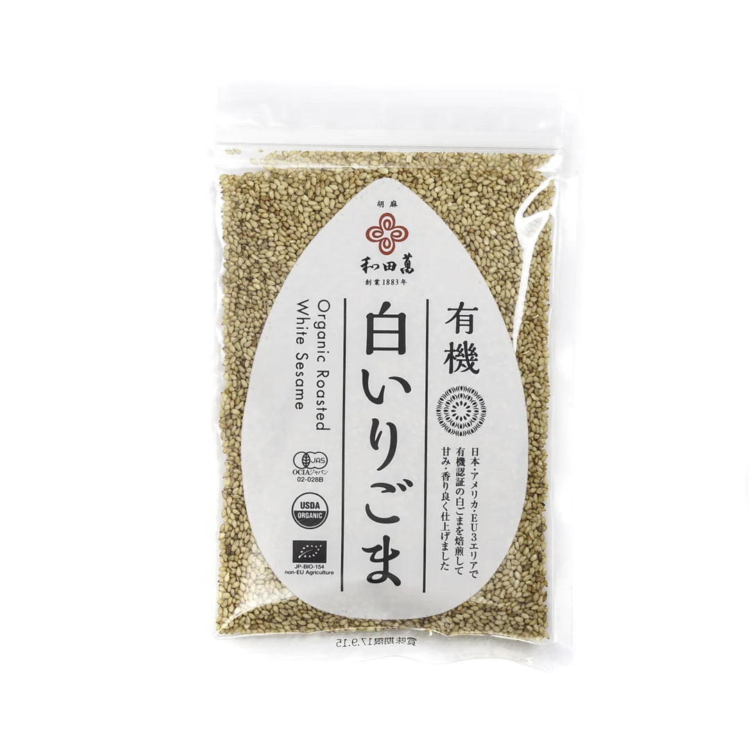 Wadaman Roasted Organic White Sesame Seeds-Food-The Japanese Pantry-Carbon Knife Co