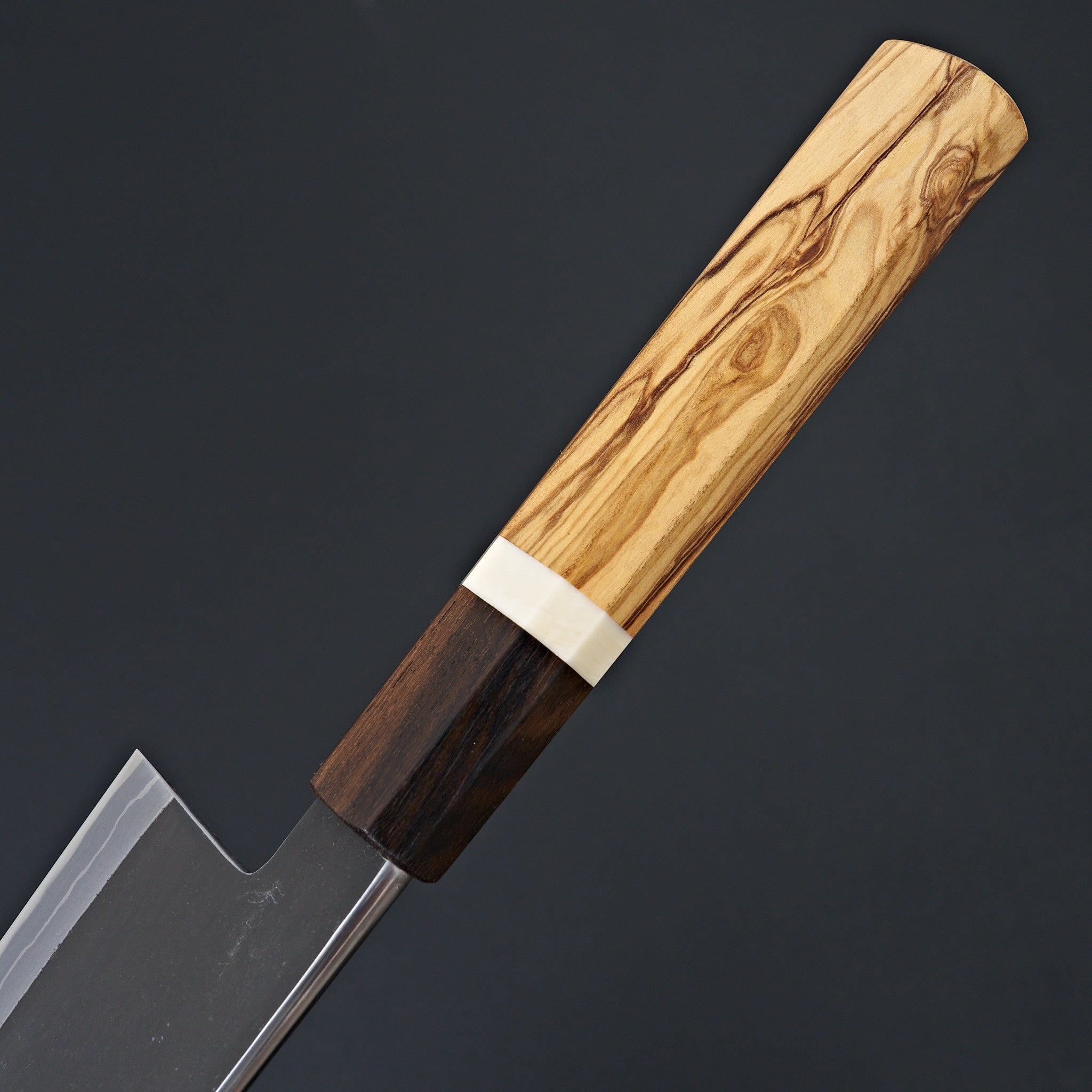 Yanick Puig 7 Layer Vintage Iron Olivewood Gyuto 240mm