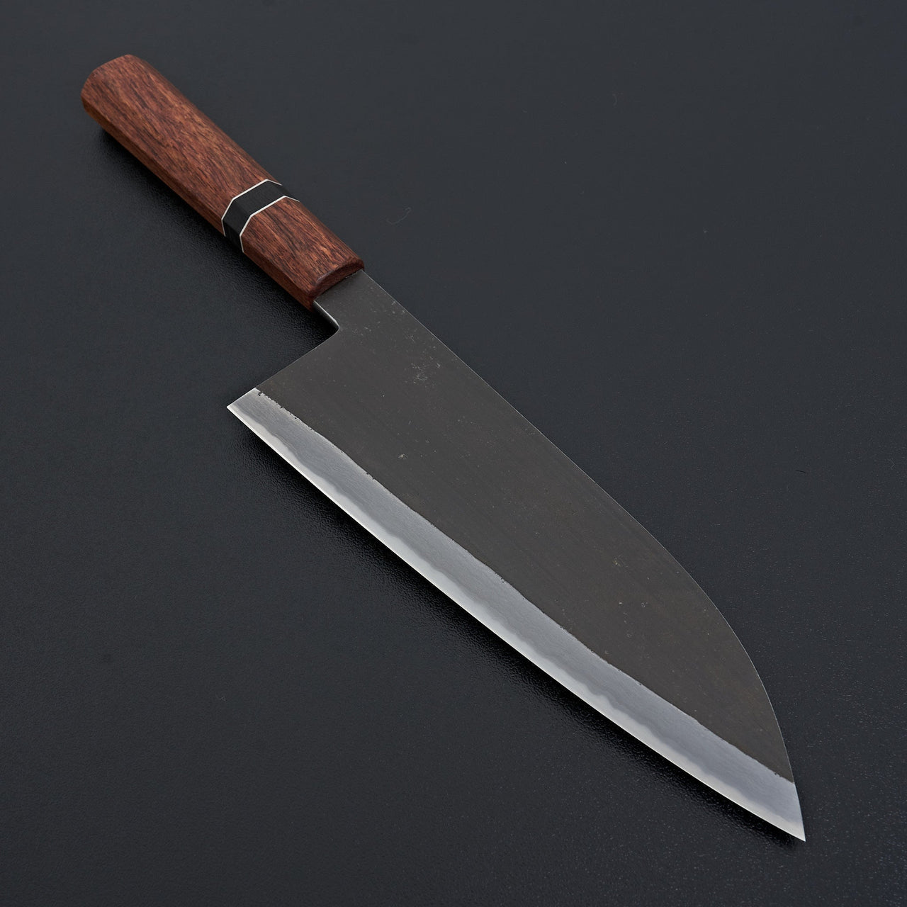 Yanick Puig African Rosewood Santoku 180mm-Knife-Yanick Puig-Carbon Knife Co