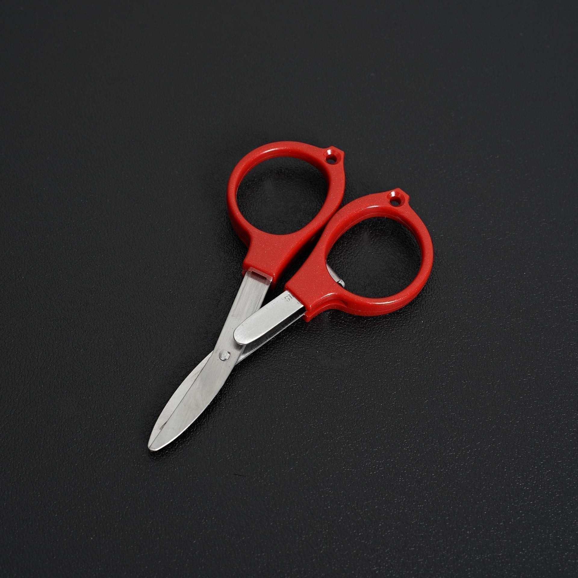 Yoshida Megane Folding Shears (Red)-Accessories-Hitohira-Carbon Knife Co