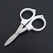 Yoshida Megane Folding Shears (White)-Accessories-Hitohira-Carbon Knife Co