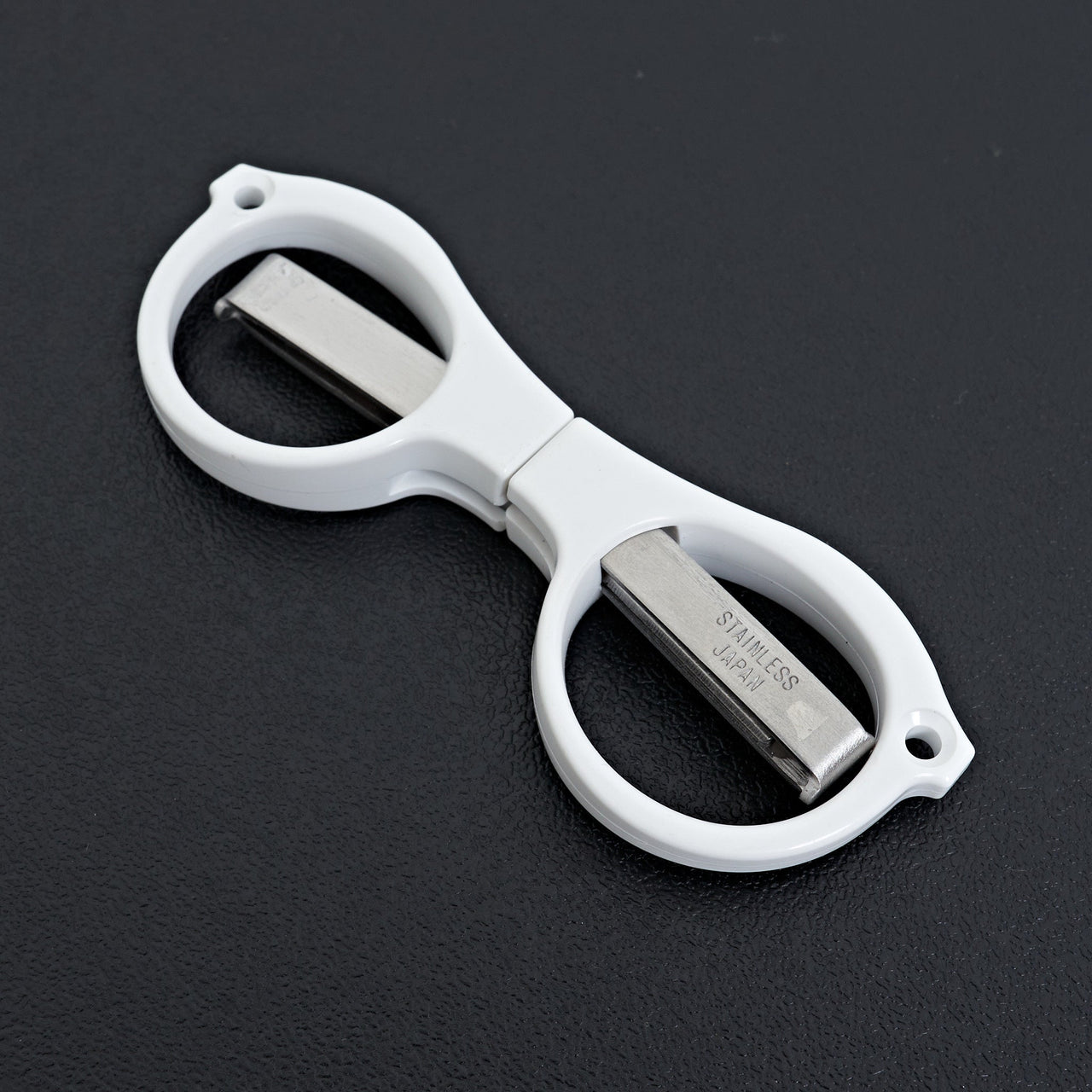 Yoshida Megane Folding Shears (White)-Accessories-Hitohira-Carbon Knife Co