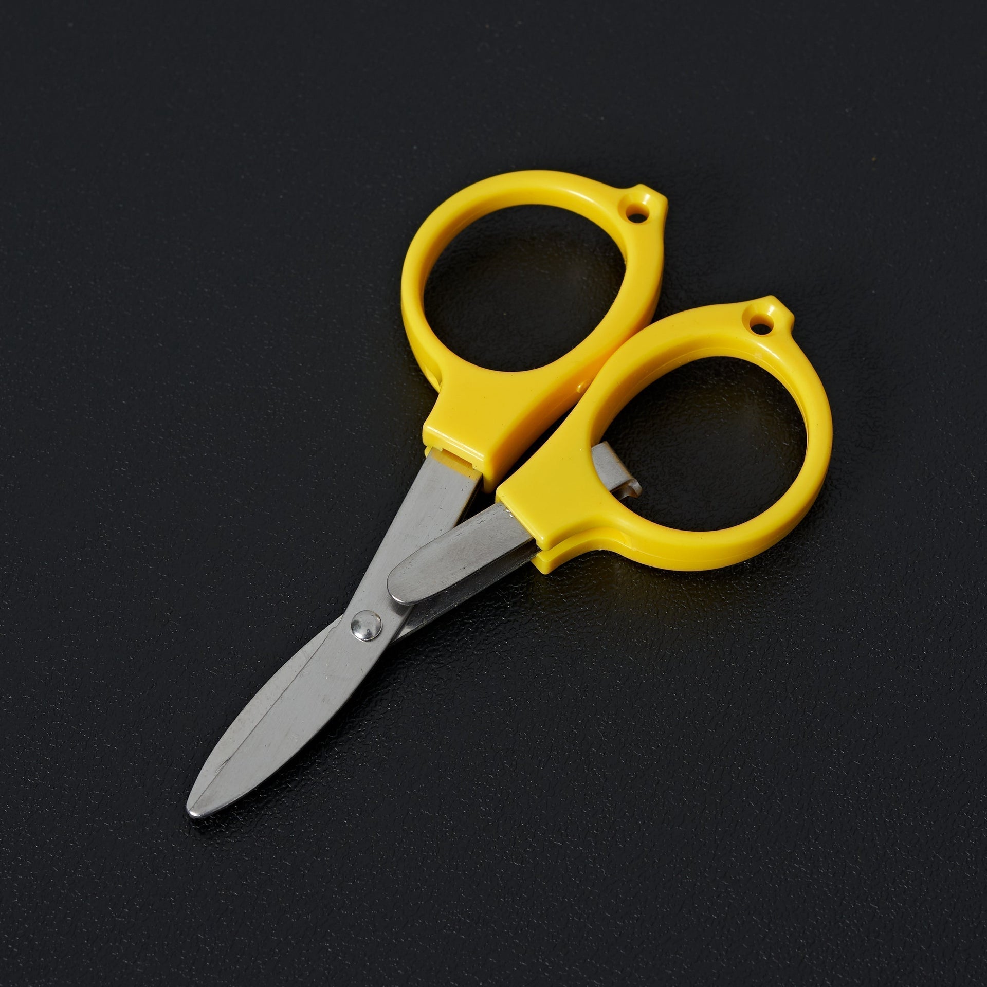Yoshida Megane Folding Shears (Yellow)-Accessories-Hitohira-Carbon Knife Co
