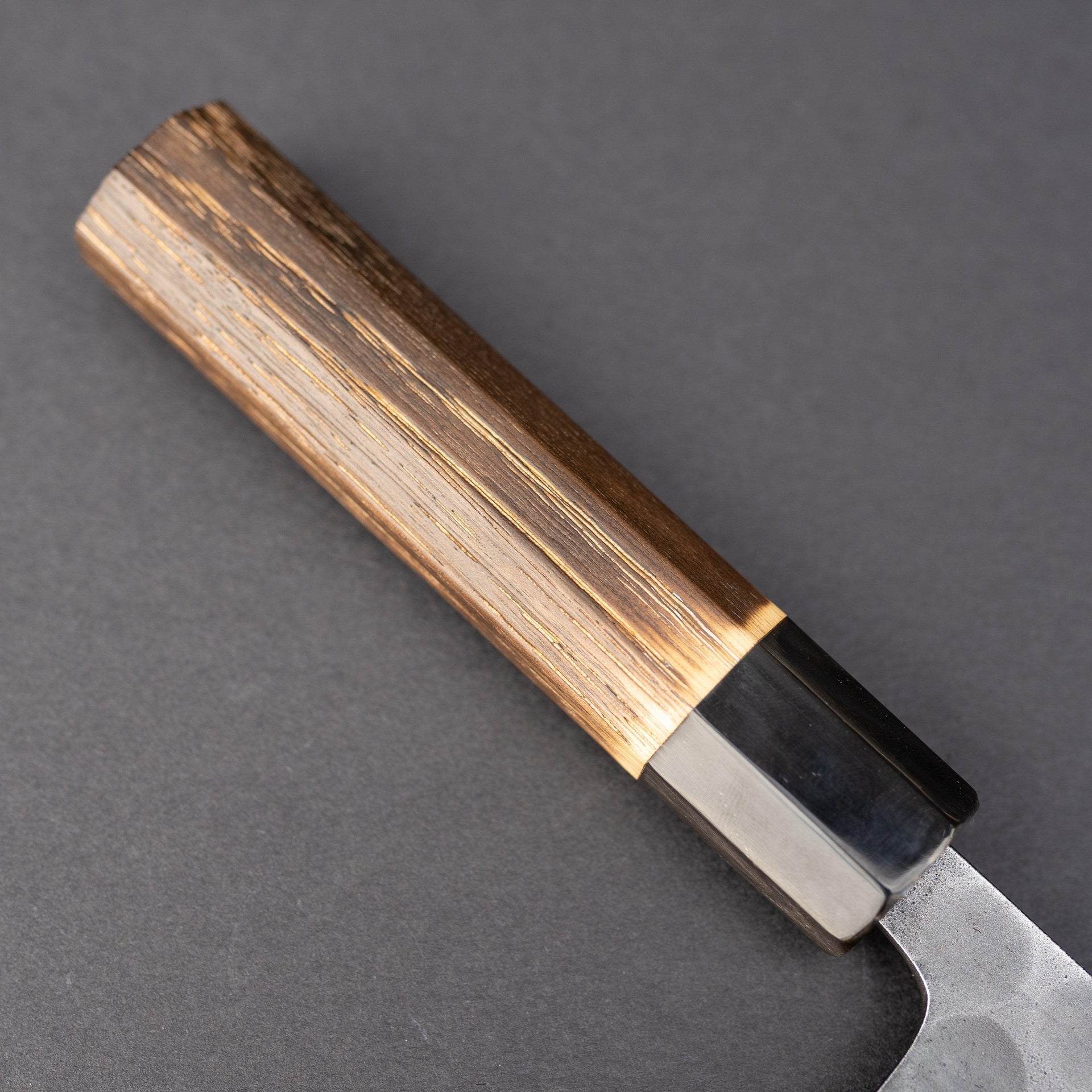 Yoshikane Kurouchi Tsuchime White #2 Bunka 165mm Chestnut Handle-Knife-Yoshikane-Carbon Knife Co