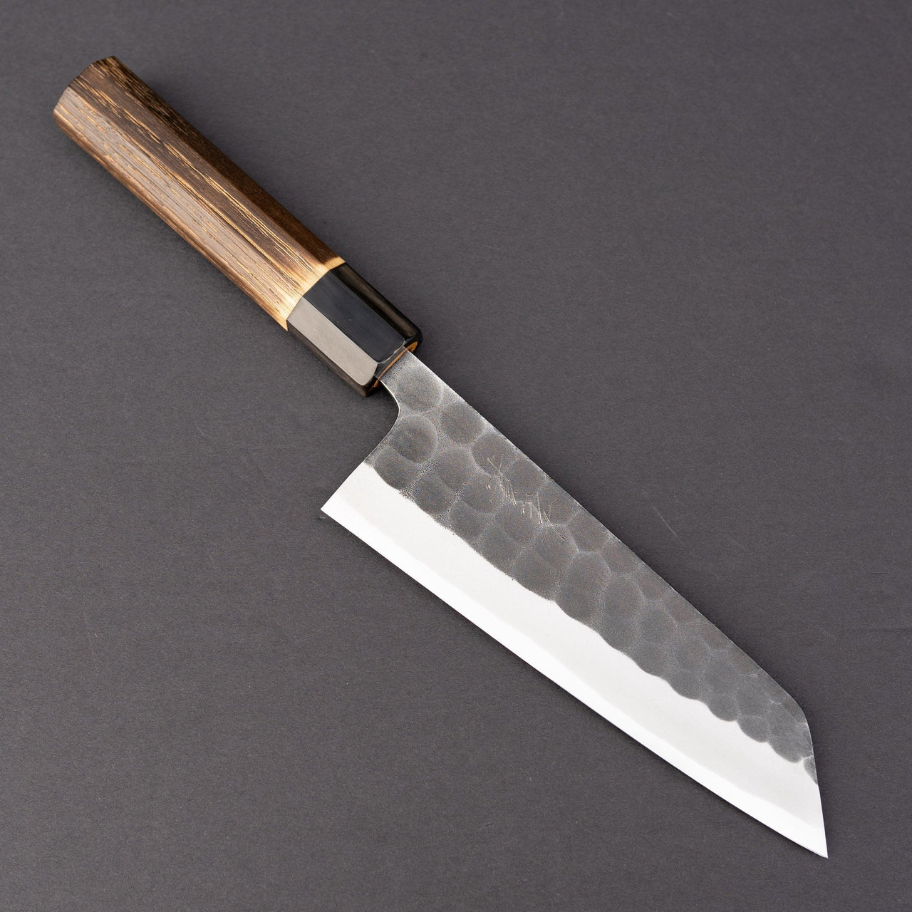 Yoshikane Kurouchi Tsuchime White #2 Bunka 165mm Chestnut Handle-Knife-Yoshikane-Carbon Knife Co