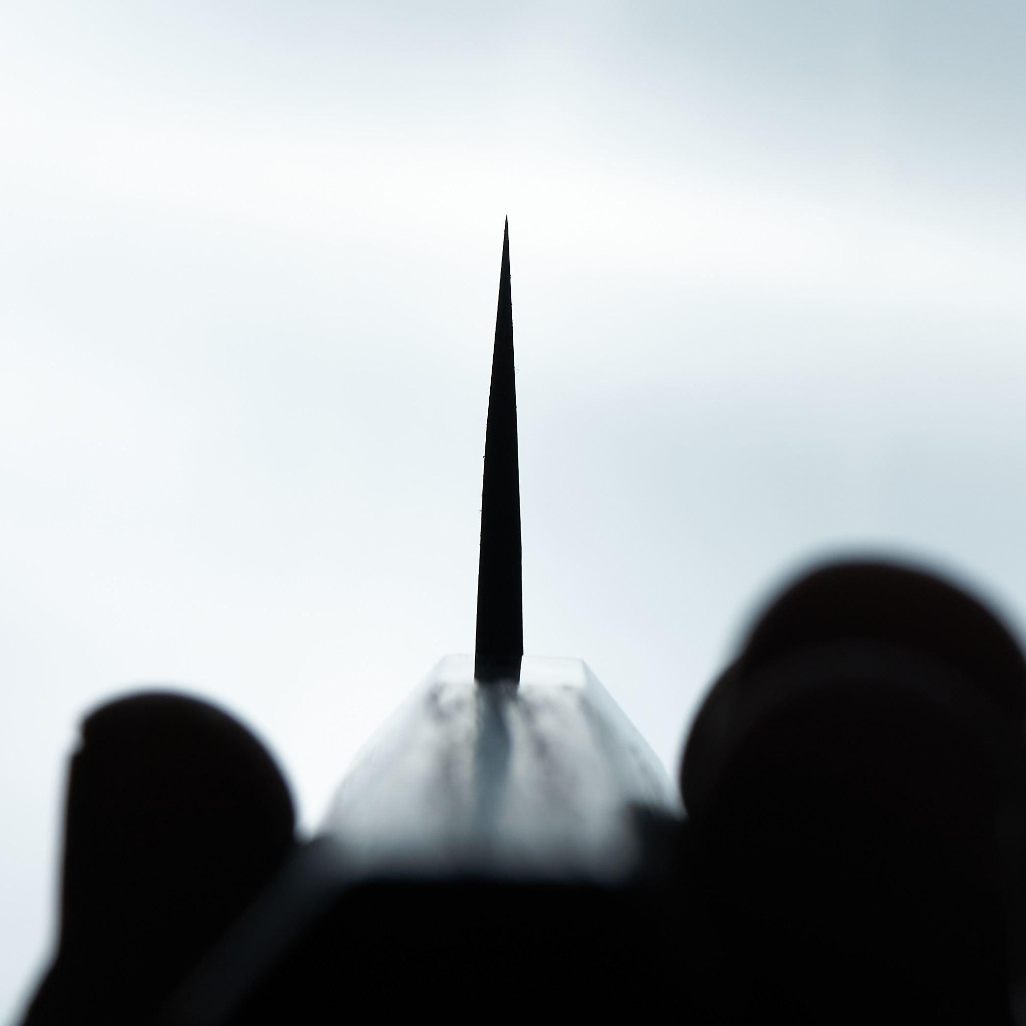 Yoshikane Kurouchi Tsuchime White #2 Gyuto 240mm Chestnut Handle