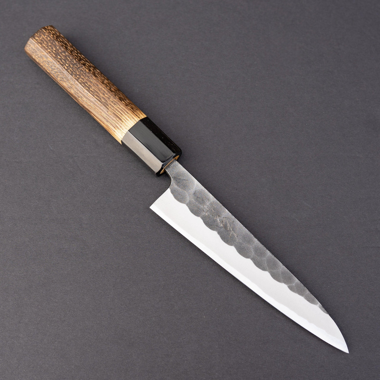 Yoshikane Kurouchi Tsuchime White #2 Petty 135mm Chestnut Handle-Knife-Yoshikane-Carbon Knife Co