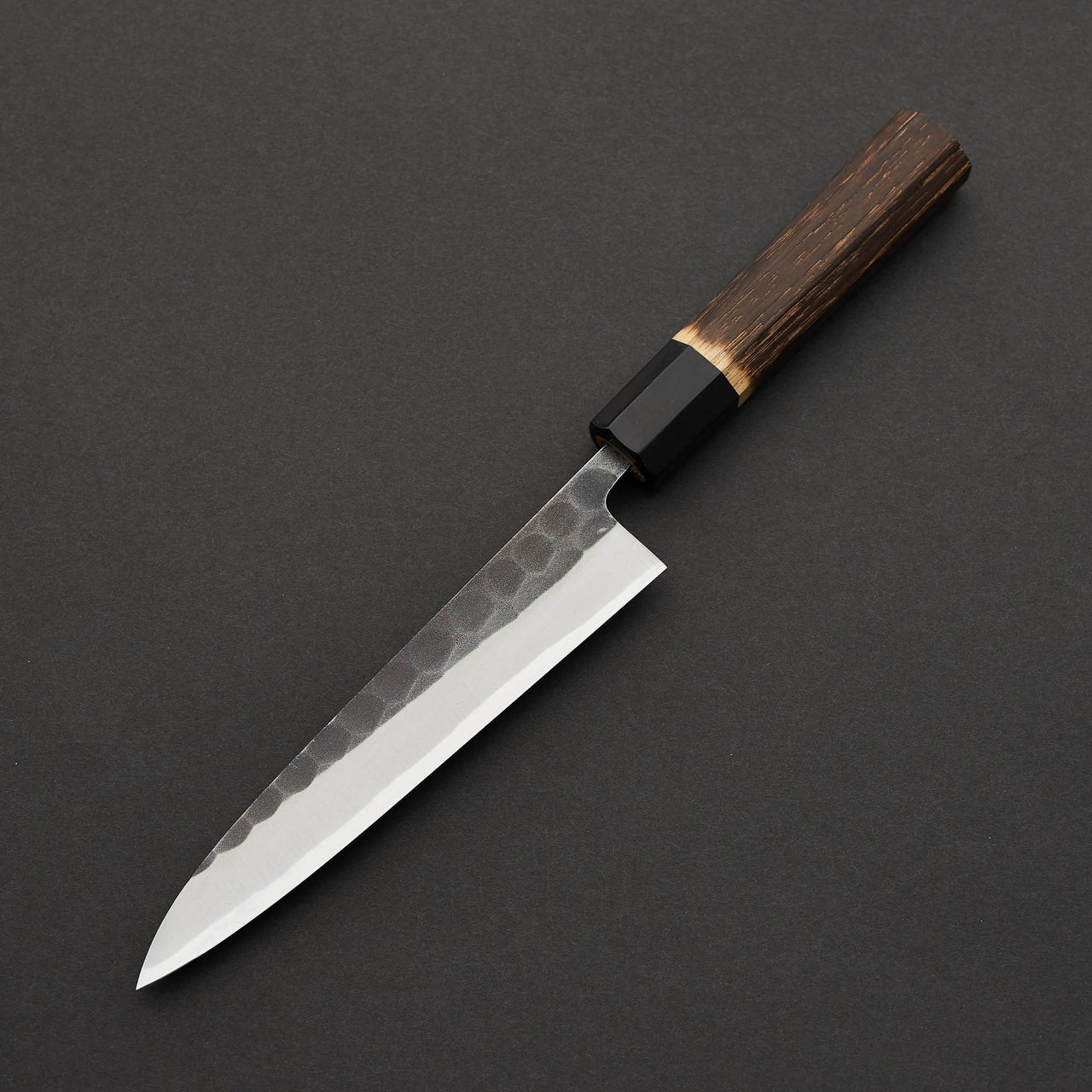 Yoshikane Kurouchi Tsuchime White #2 Petty 150mm Chestnut Handle-Knife-Yoshikane-Carbon Knife Co