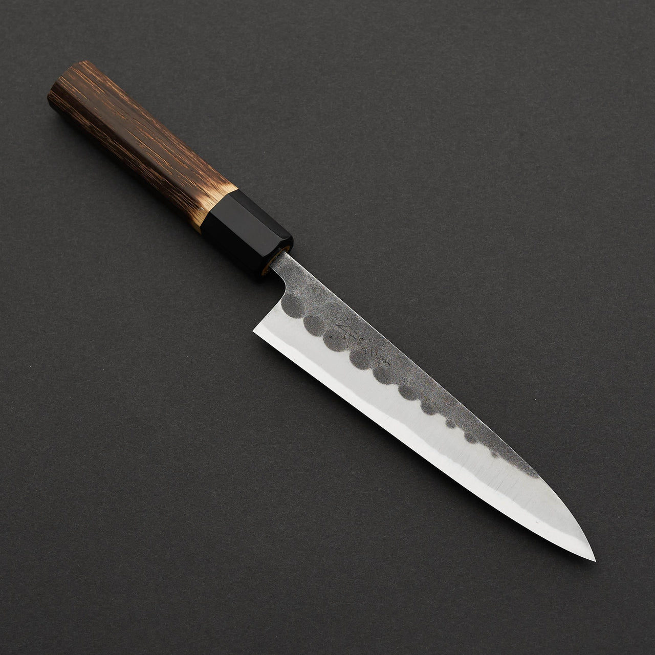 Yoshikane Kurouchi Tsuchime White #2 Petty 150mm Chestnut Handle-Knife-Yoshikane-Carbon Knife Co