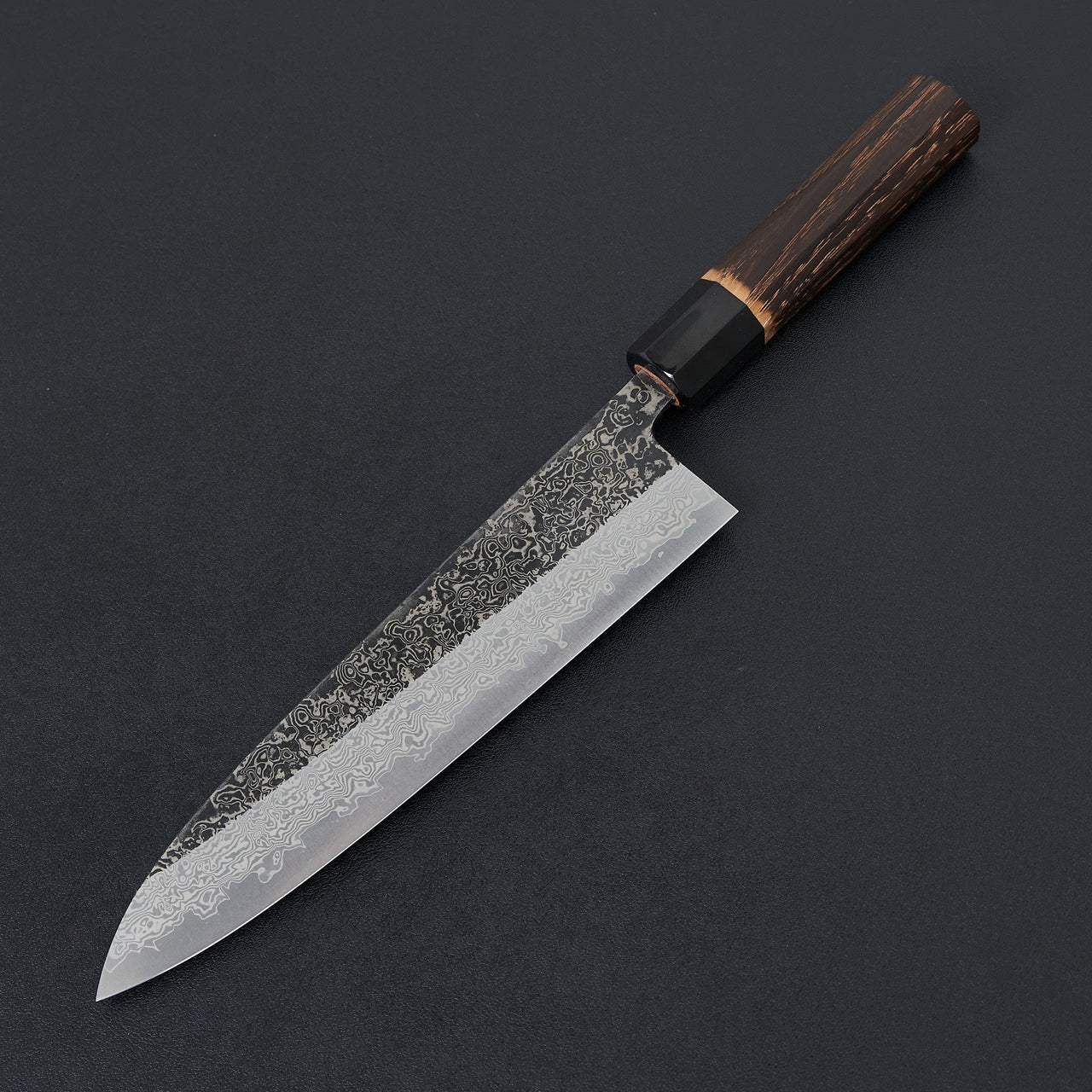 Yoshikane SLD Black Damascus Gyuto 210mm-Knife-Yoshikane-Carbon Knife Co