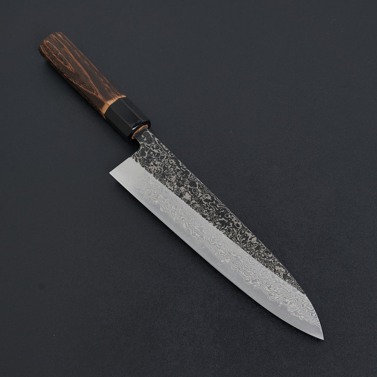 Yoshikane SLD Black Damascus Gyuto 210mm-Knife-Yoshikane-Carbon Knife Co