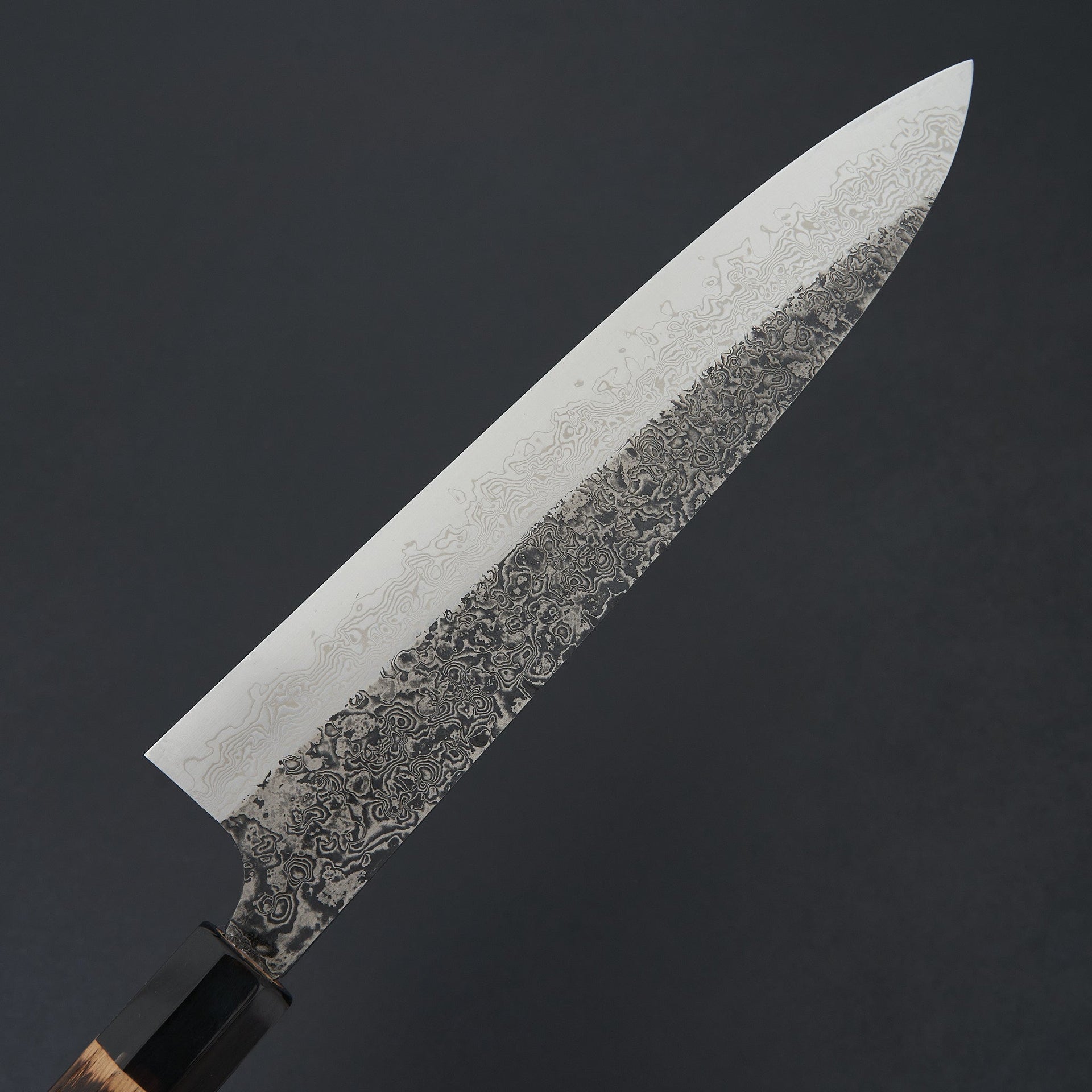Yoshikane SLD Black Damascus Gyuto 240mm-Knife-Yoshikane-Carbon Knife Co