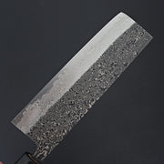 Yoshikane SLD Black Damascus Nakiri 165mm-Knife-Yoshikane-Carbon Knife Co